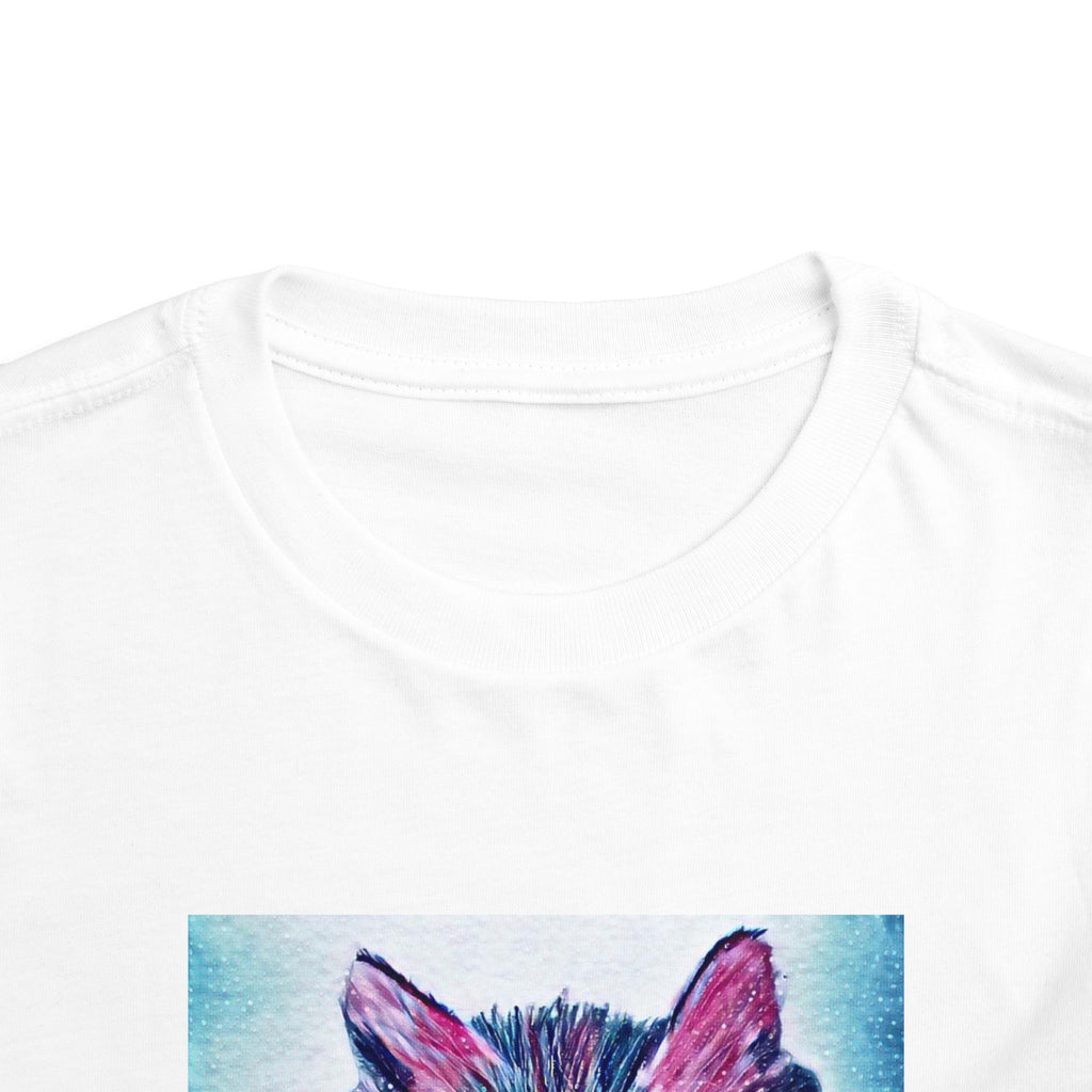 Cute Watercolor Kitten Toddler Tee