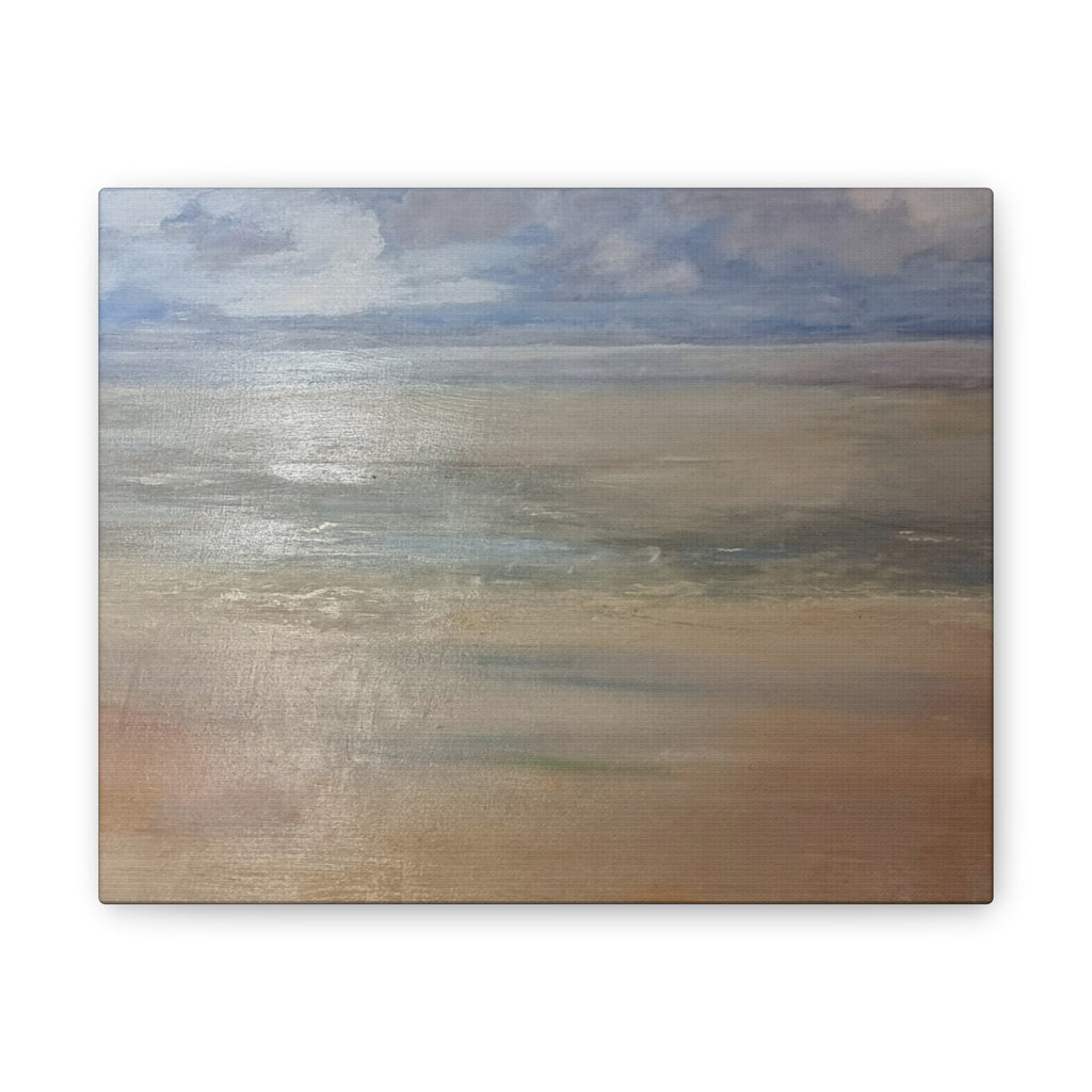 Coastal Serenity Canvas Print | Soft Seascape Wall Art | Beach Home Décor