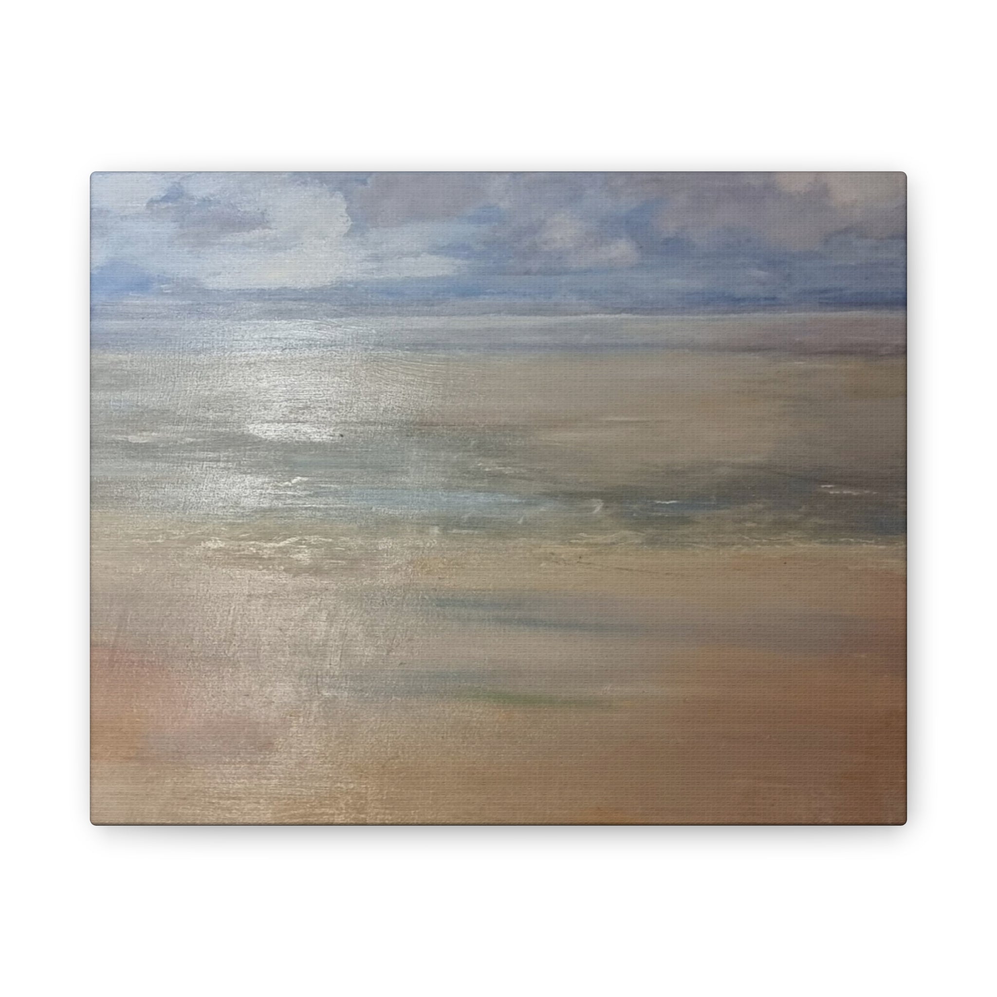 Coastal Serenity Canvas Print | Soft Seascape Wall Art | Beach Home Décor