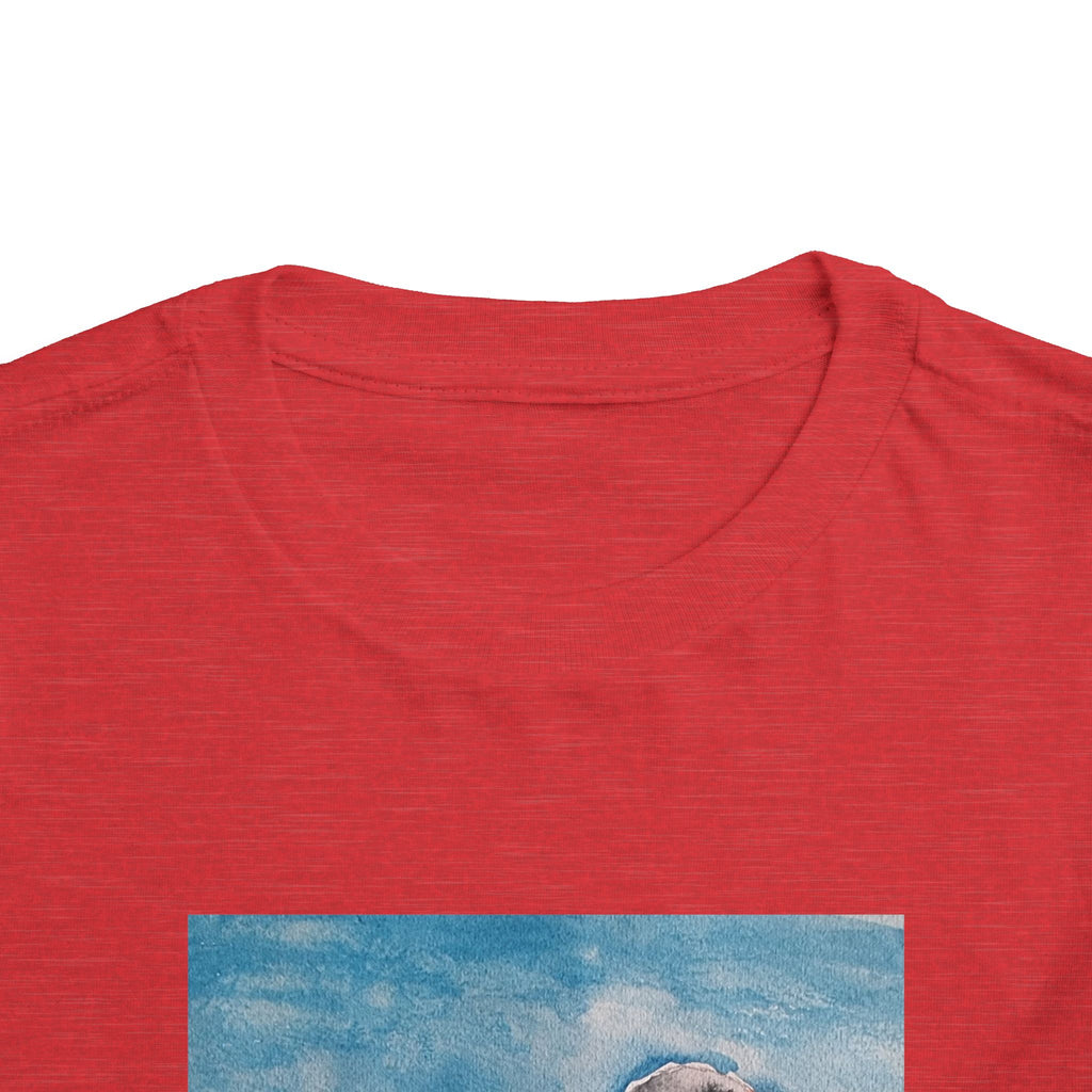 Zebra Finch Watercolor Toddler Tee