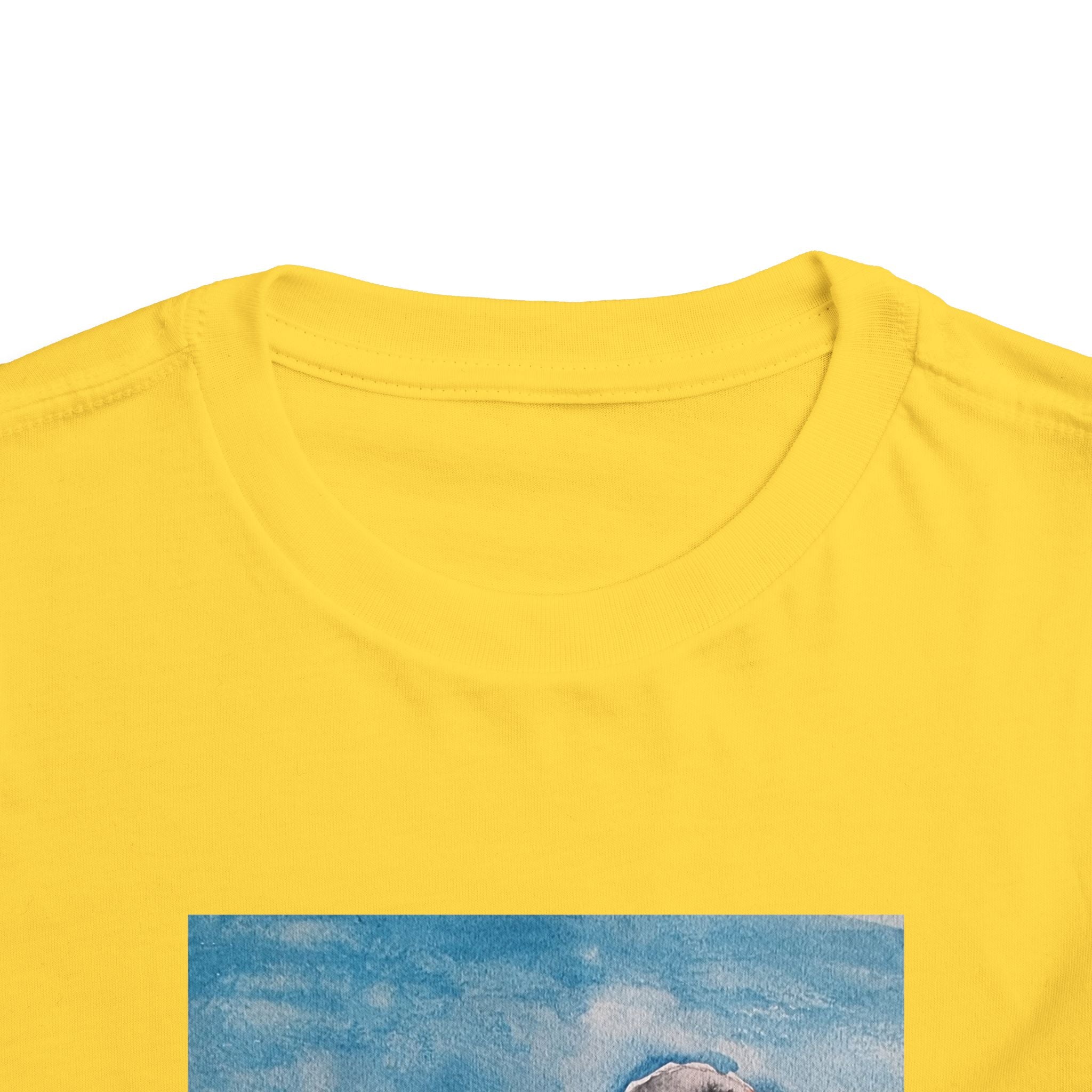 Zebra Finch Watercolor Toddler Tee