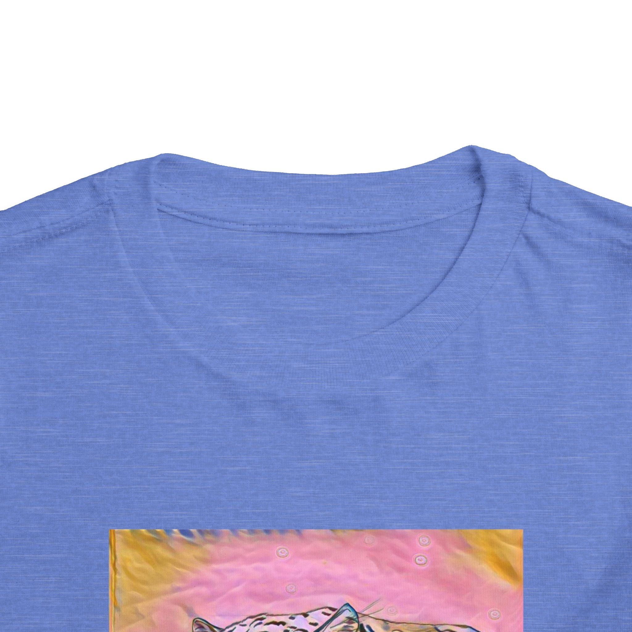 Leopard Portrait in pink Kids T-Shirt