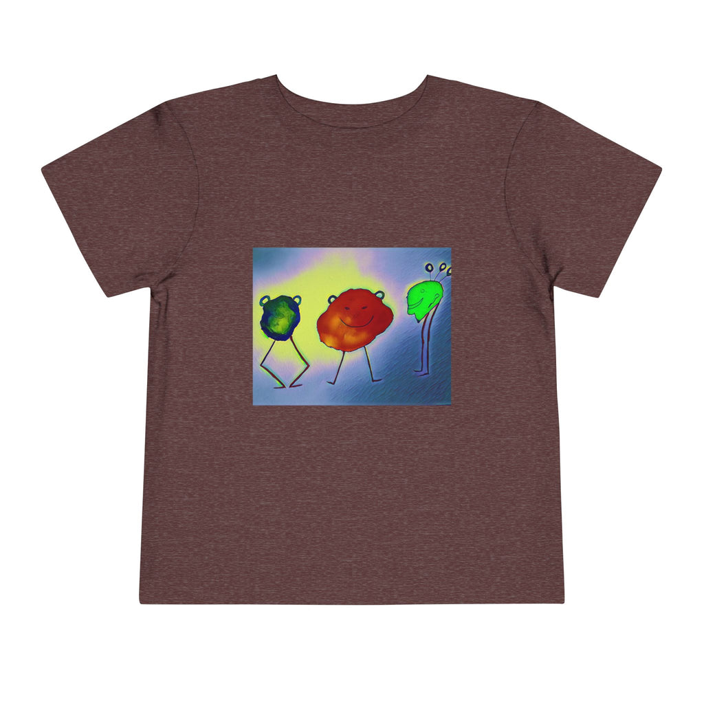Colorful Dancing Fruit Characters Kids Shirt