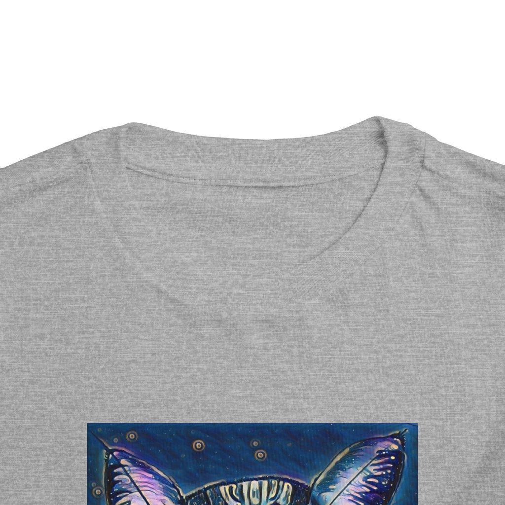 Toddler Tee — Mystical Galaxy Cat Graphic Shirt