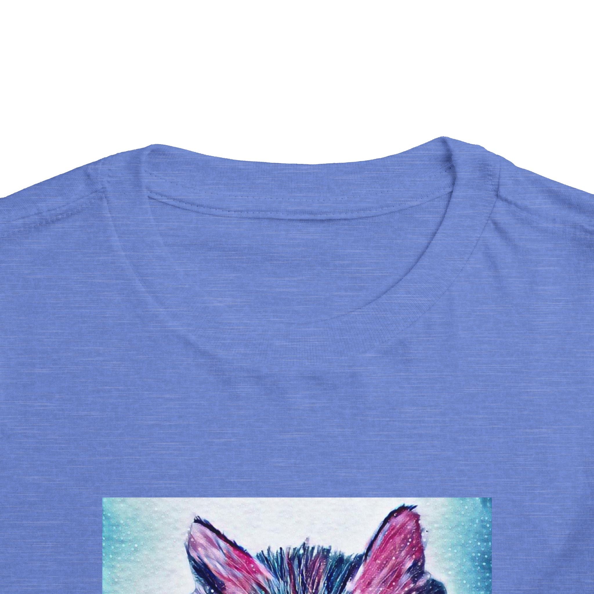 Cute Watercolor Kitten Toddler Tee