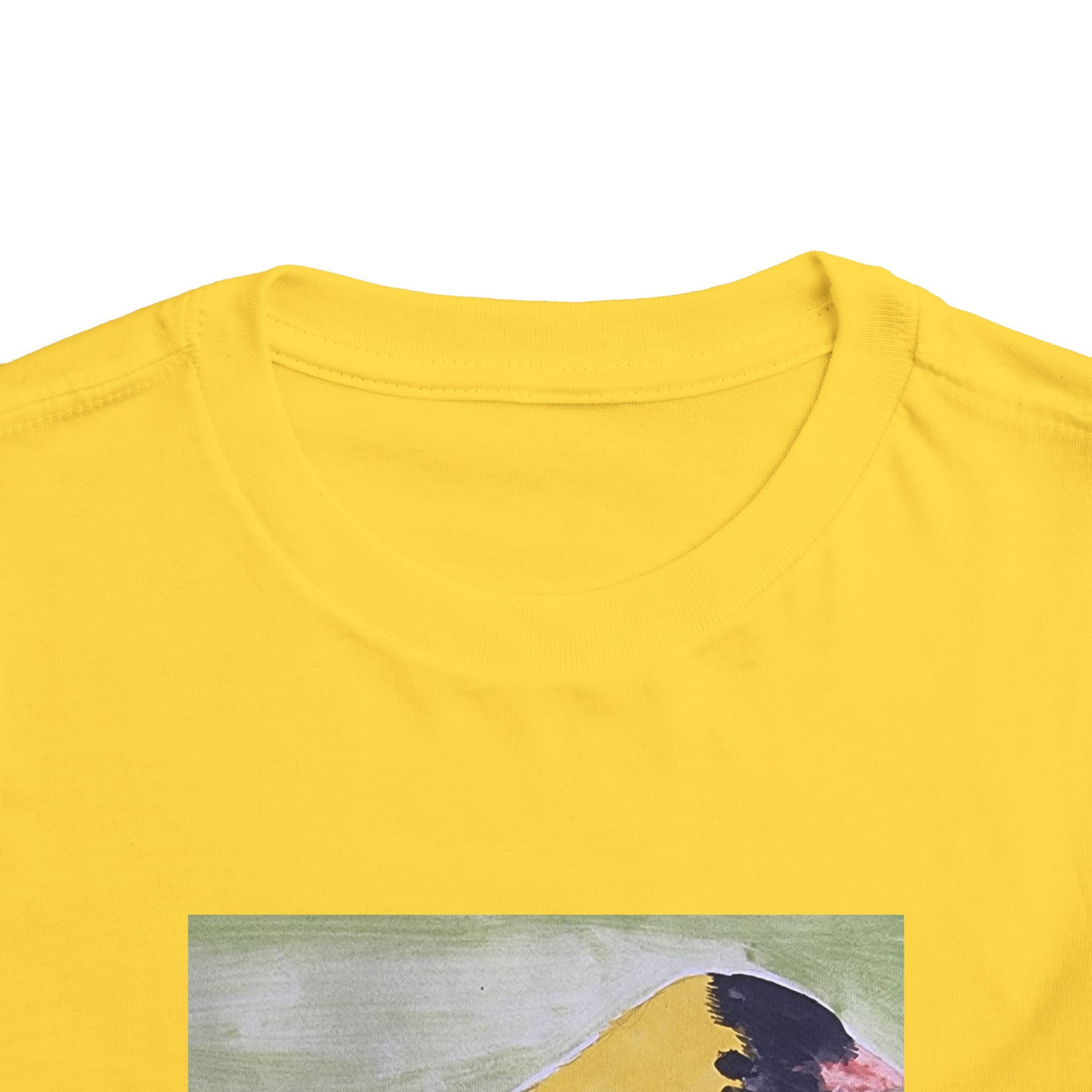 Yellow Goldfinch on Cherry Blossom Branch | Kids Spring Bird Shirt