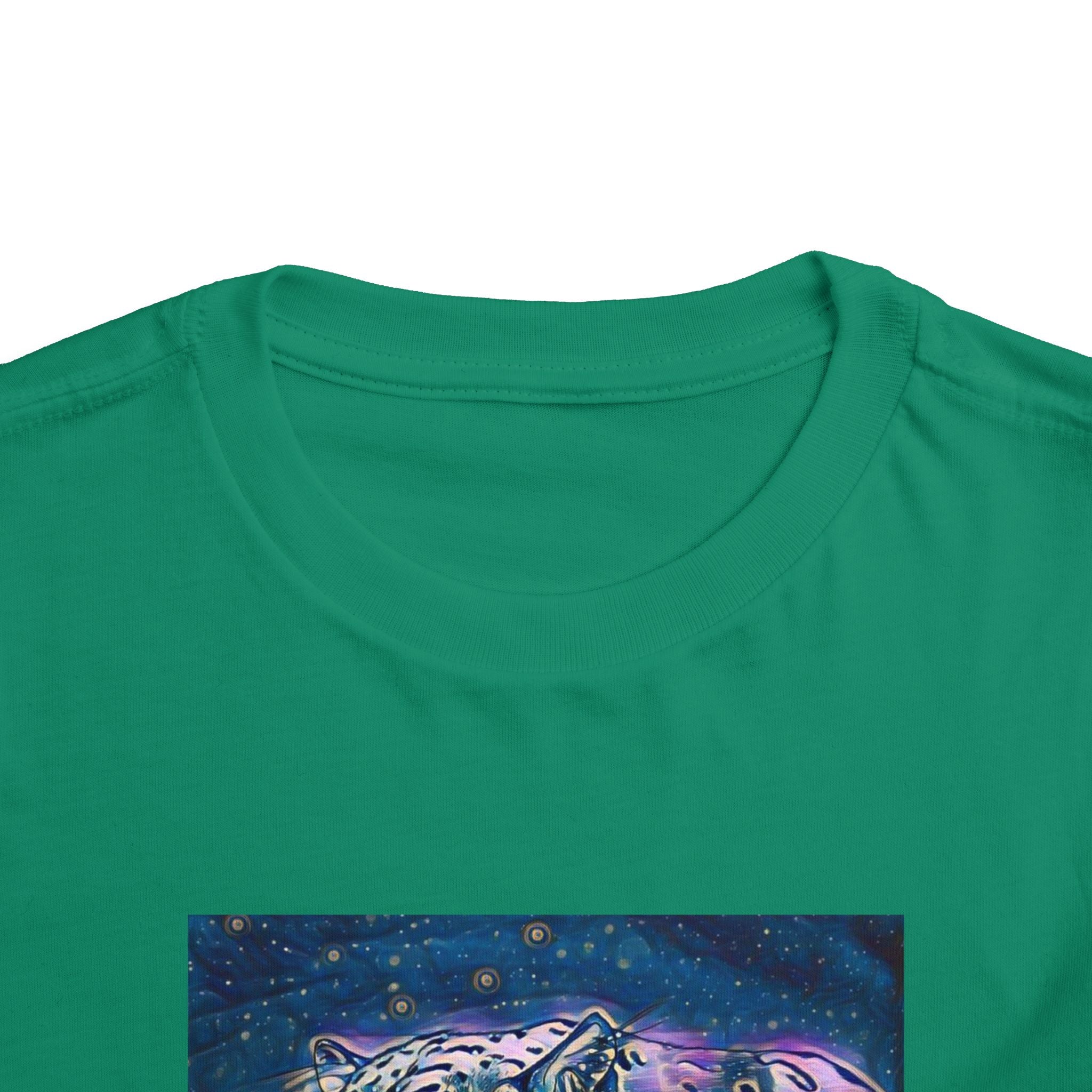 Galaxy Leopard Toddler Tee — Cosmic Animal Print Kids Shirt