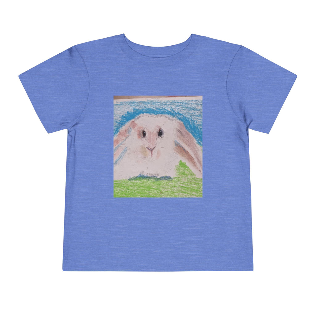 Toddler Tee — Pastel Bunny Illustration Kids Shirt