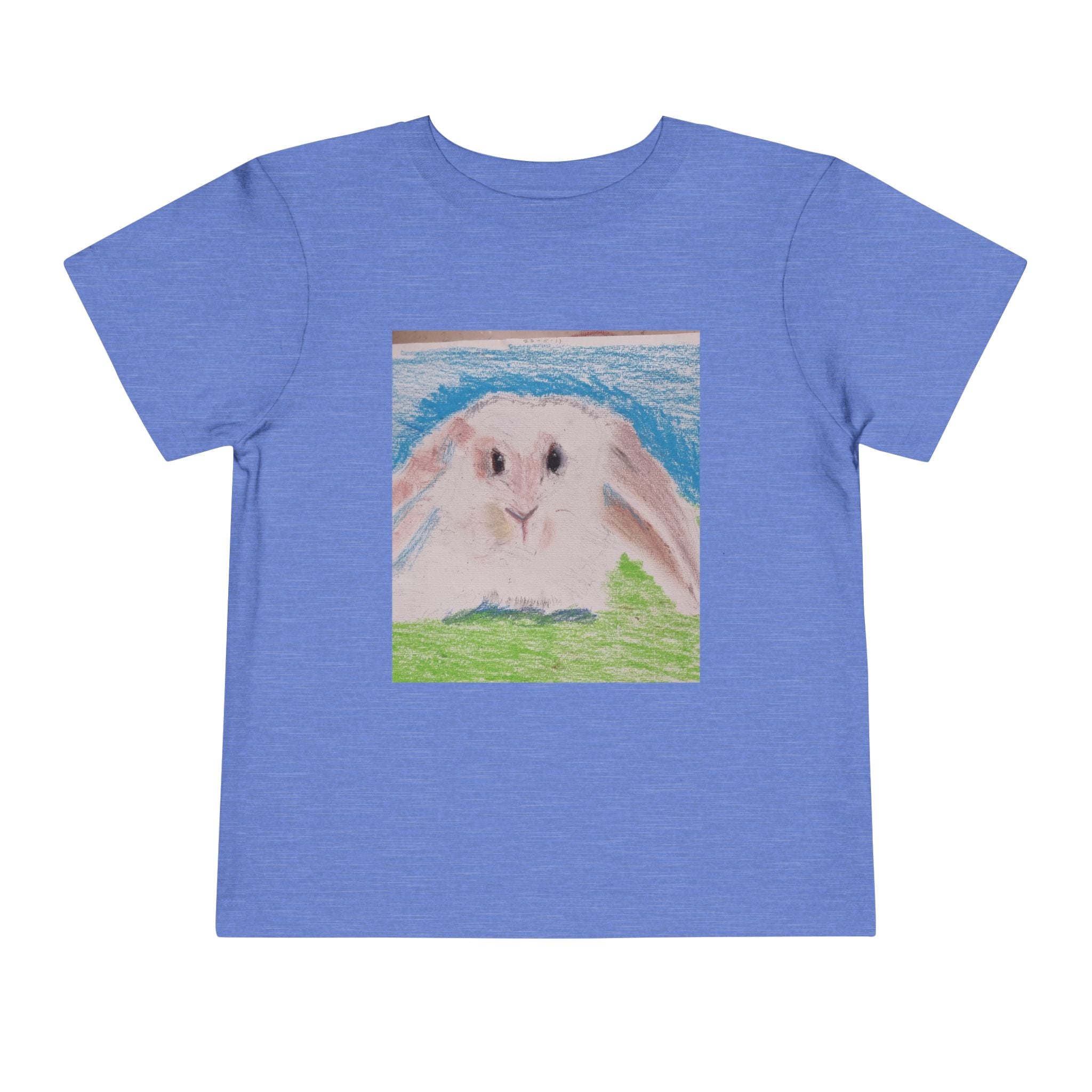 Toddler Tee — Pastel Bunny Illustration Kids Shirt