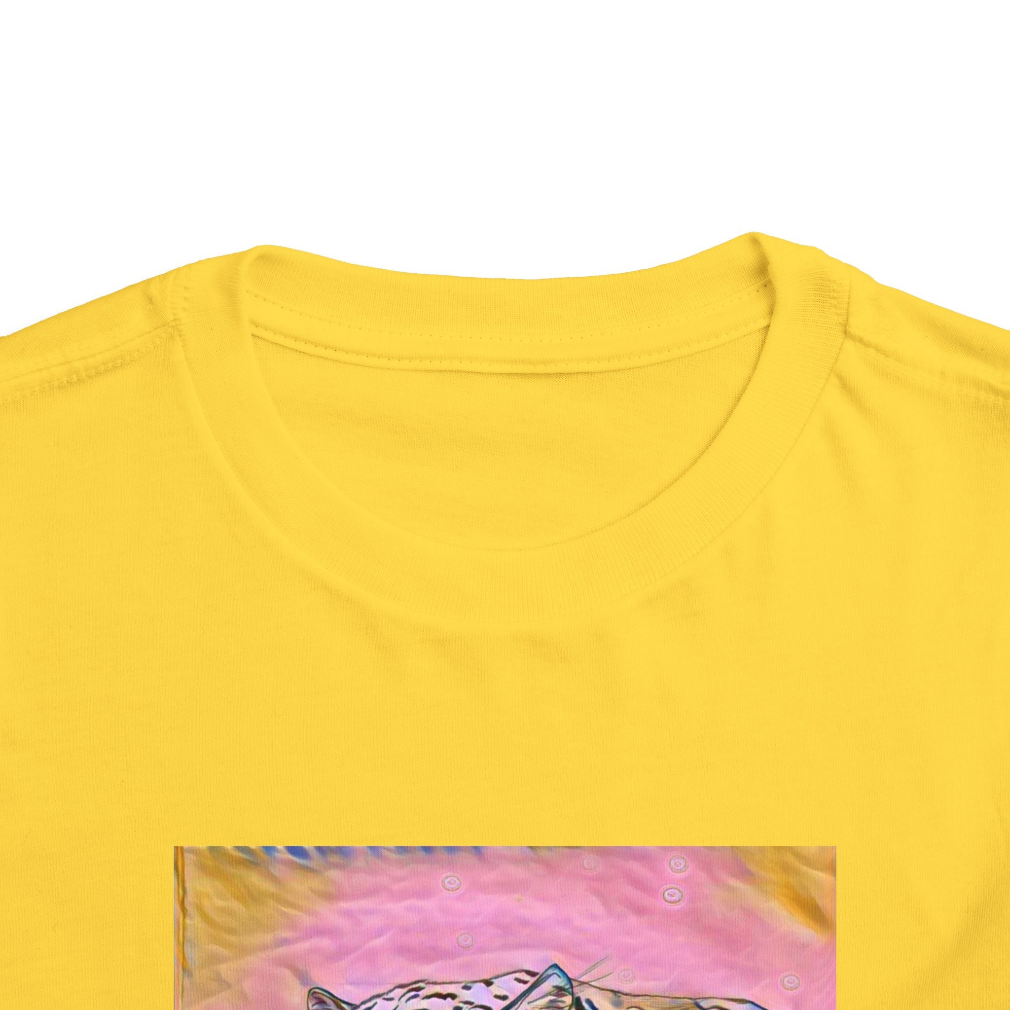 Leopard Portrait in pink Kids T-Shirt