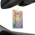 Rainbow Kitten Car Air Freshener — Cute Pastel Cat Scented Ornament