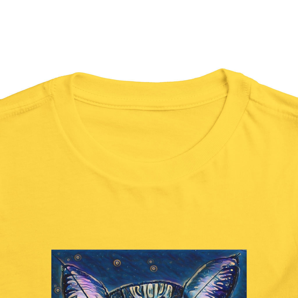 Toddler Tee — Mystical Galaxy Cat Graphic Shirt
