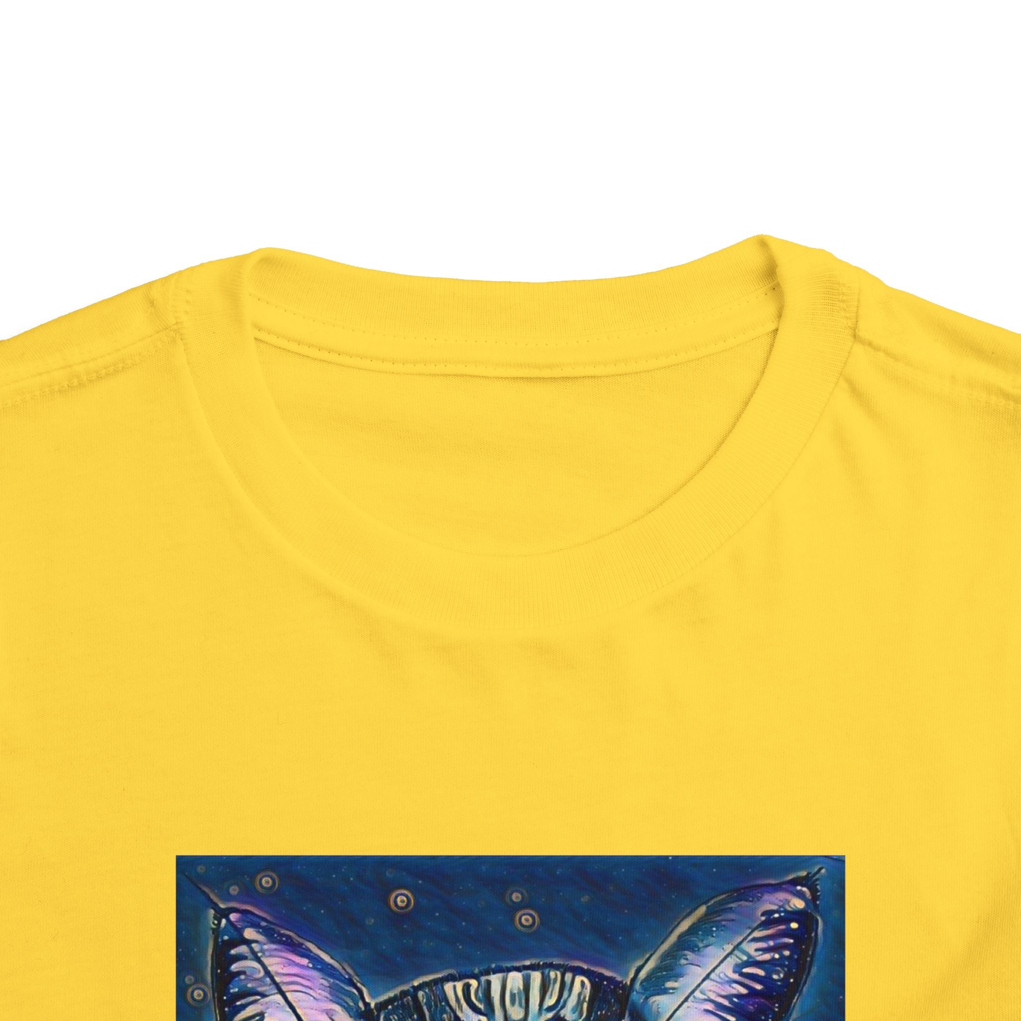 Toddler Tee — Mystical Galaxy Cat Graphic Shirt