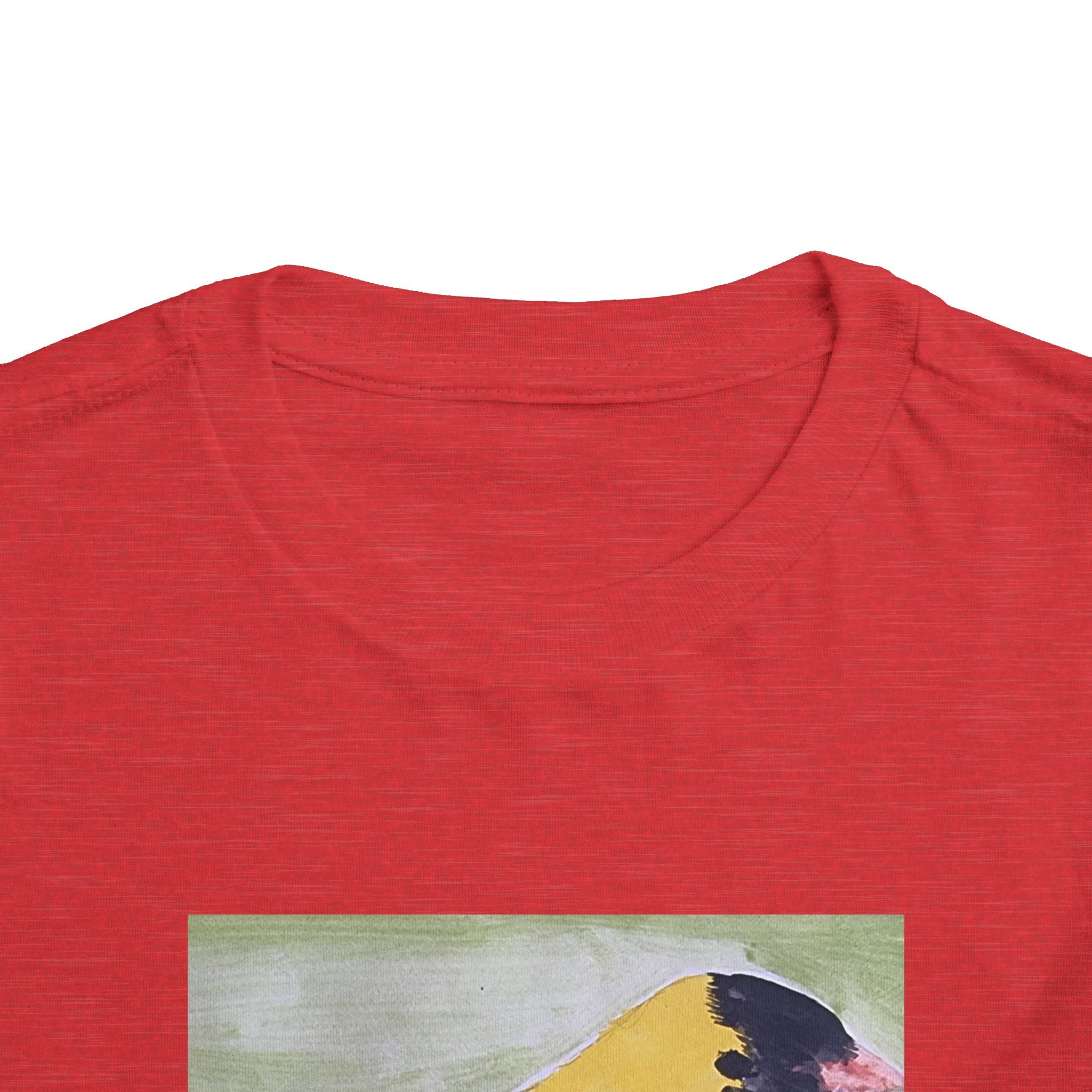 Yellow Goldfinch on Cherry Blossom Branch | Kids Spring Bird Shirt