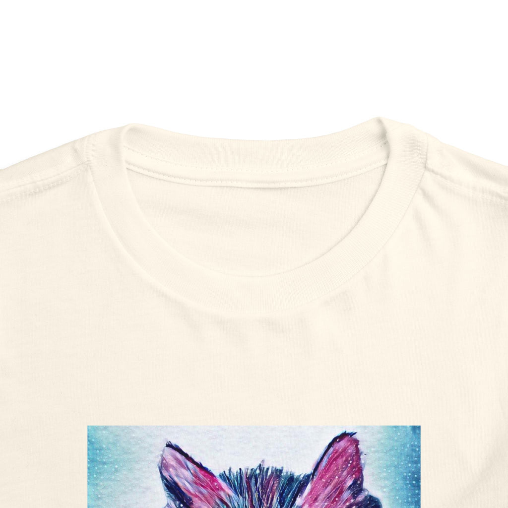Cute Watercolor Kitten Toddler Tee