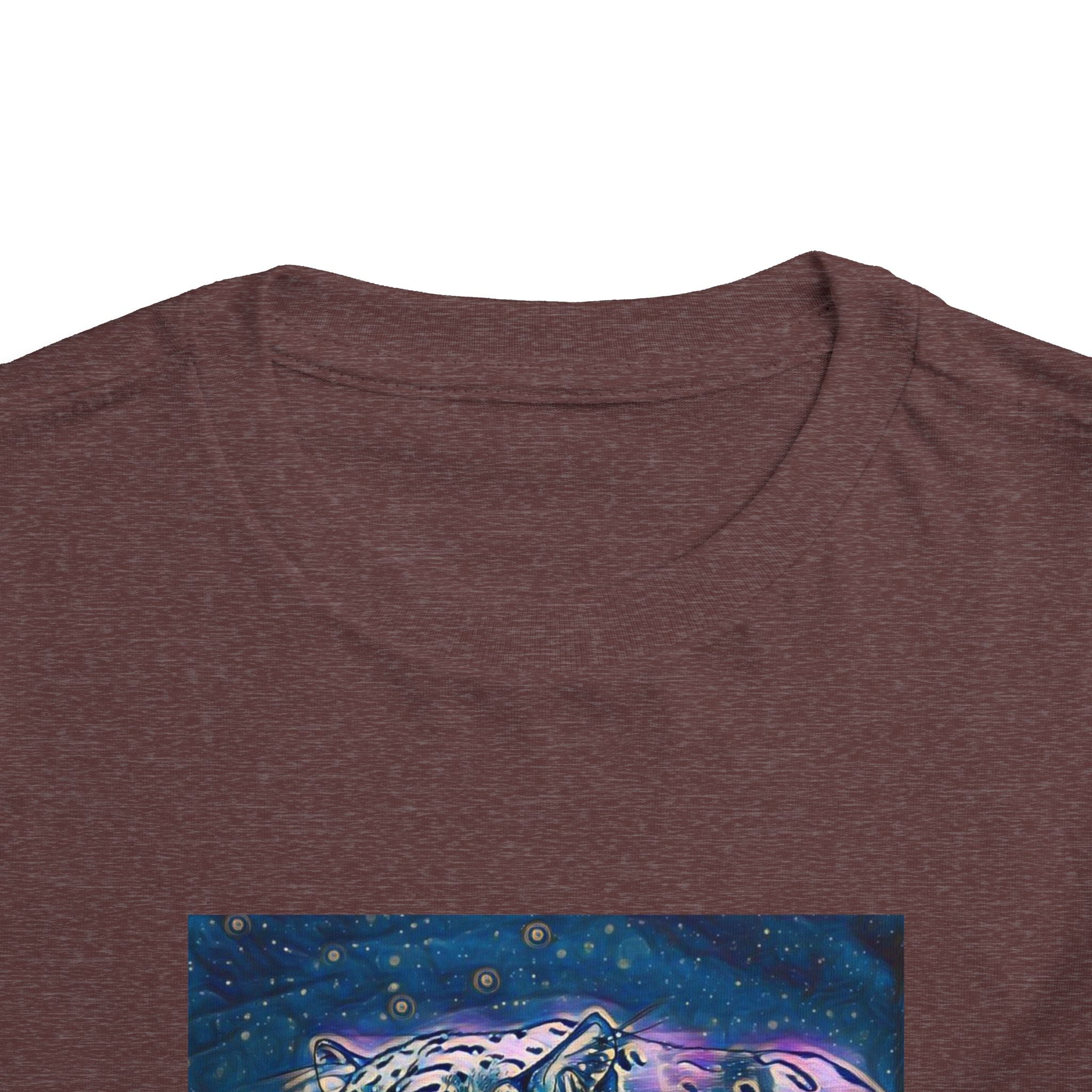 Galaxy Leopard Toddler Tee — Cosmic Animal Print Kids Shirt