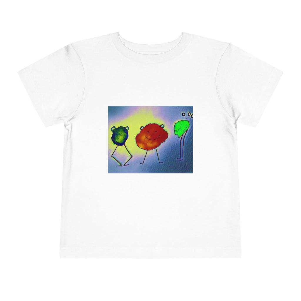 Colorful Dancing Fruit Characters Kids Shirt
