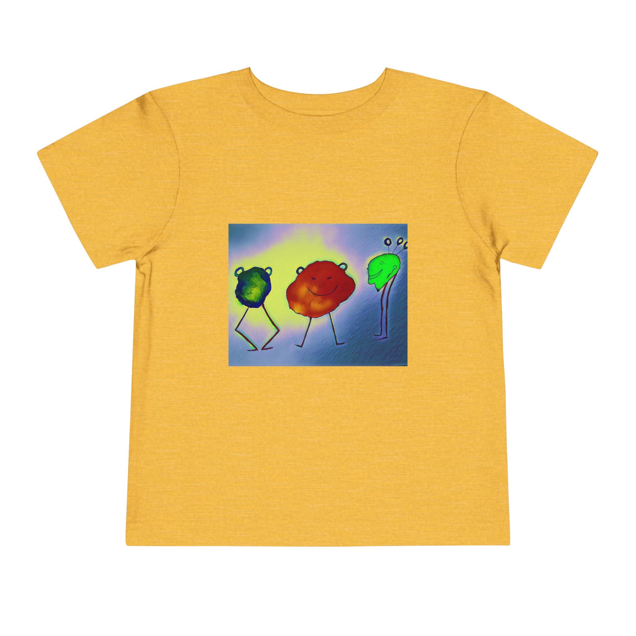 Colorful Dancing Fruit Characters Kids Shirt