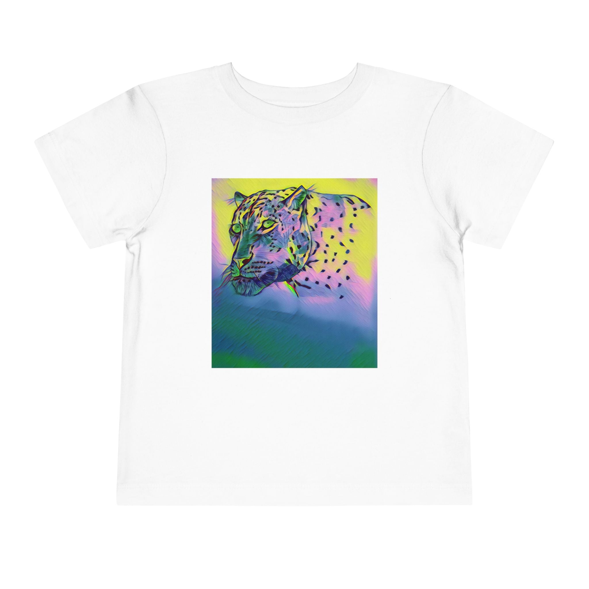 Neon Watercolor Cheetah Print