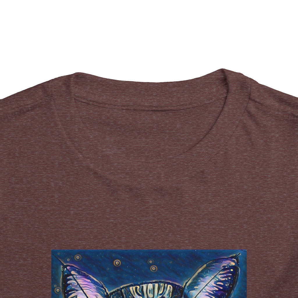 Toddler Tee — Mystical Galaxy Cat Graphic Shirt