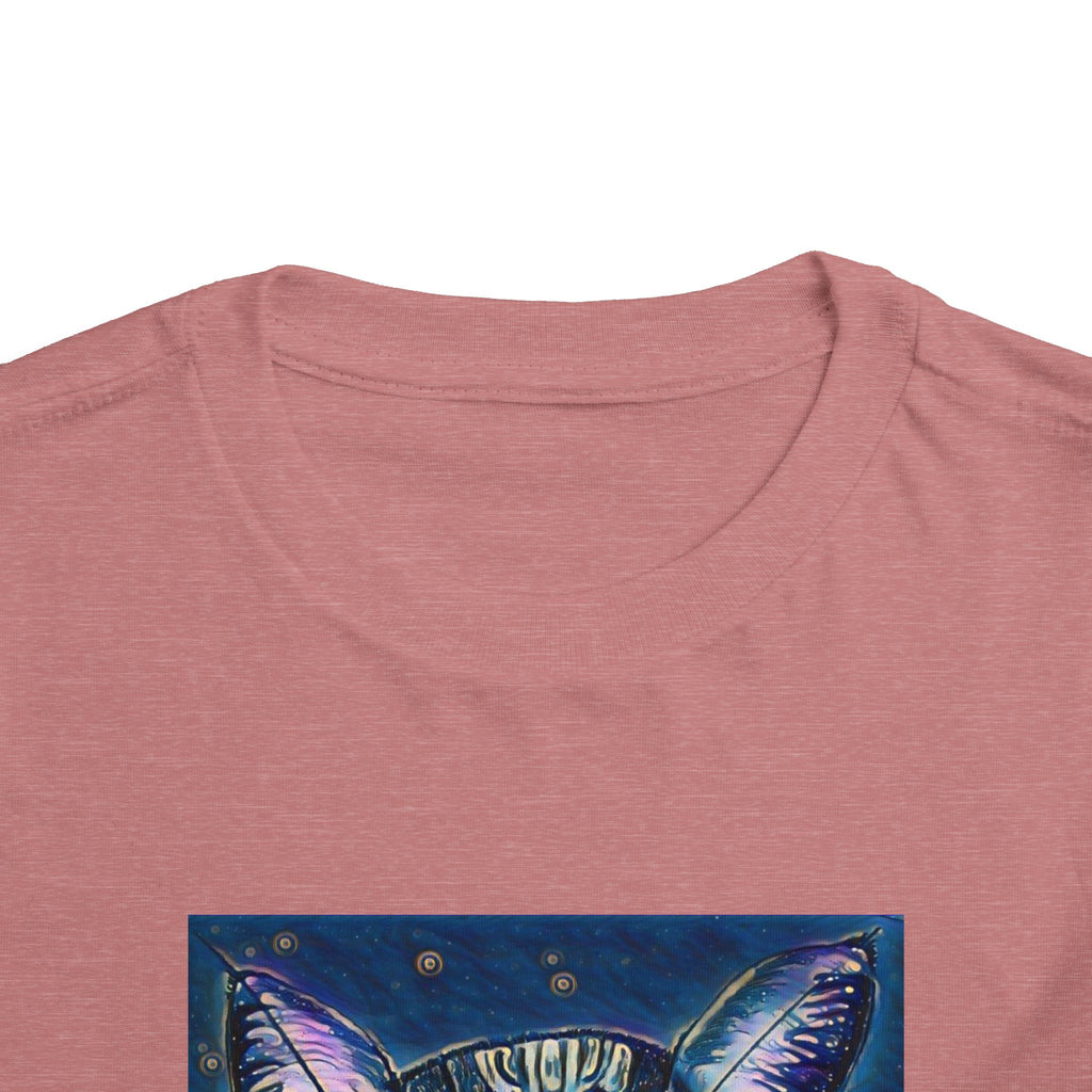 Toddler Tee — Mystical Galaxy Cat Graphic Shirt