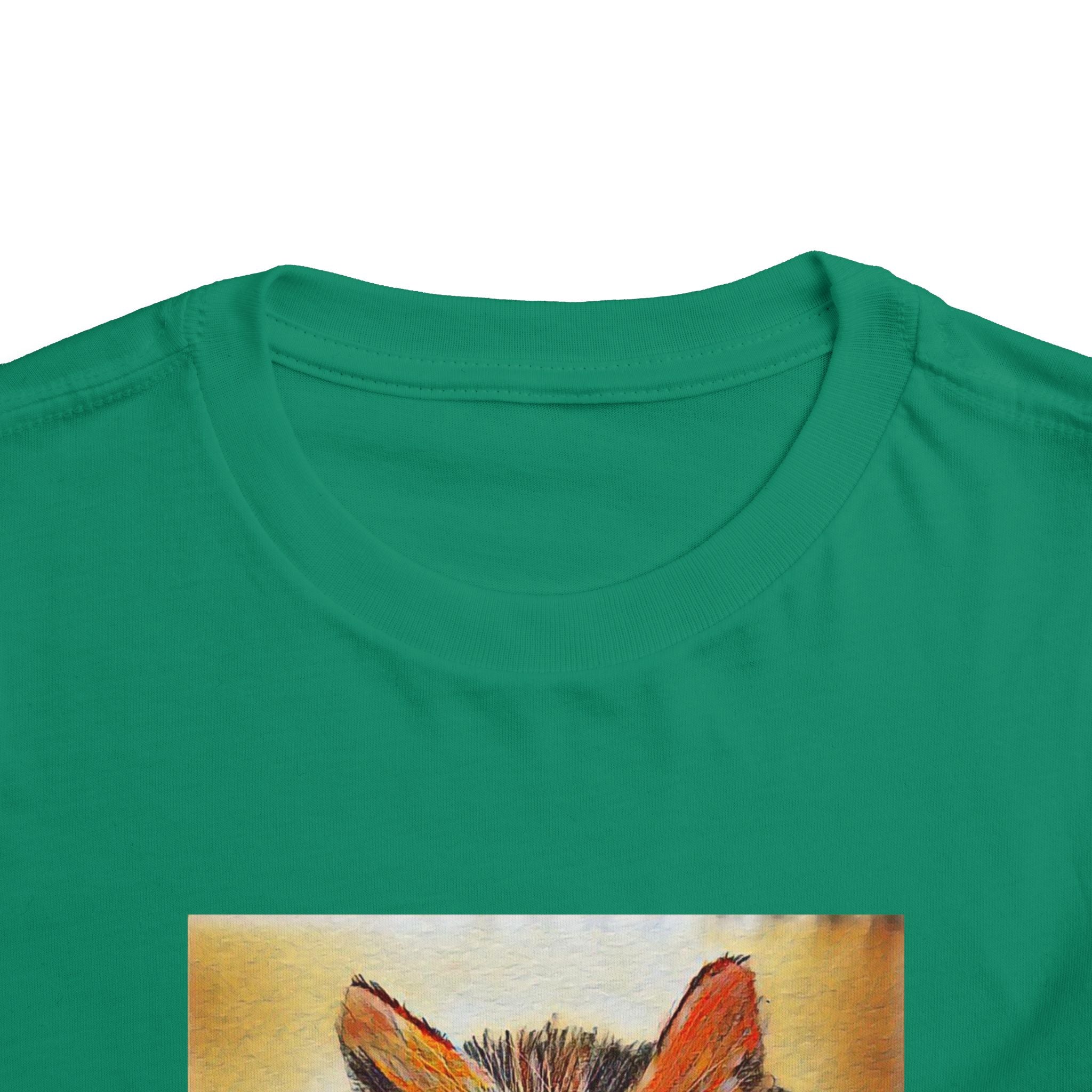 Adorable Watercolor Kitten Toddler Tee