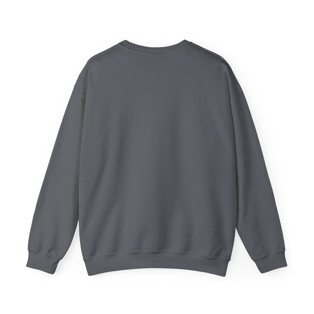 Sunburst Abstract Crewneck Sweatshirt — Colorful Floral Explosion Graphic