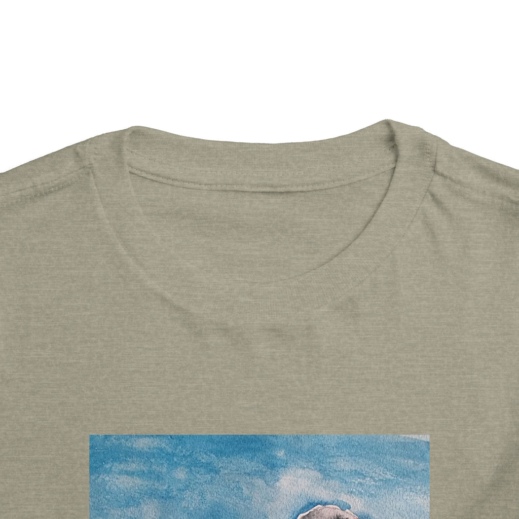 Zebra Finch Watercolor Toddler Tee