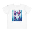 Cute Watercolor Kitten Toddler Tee