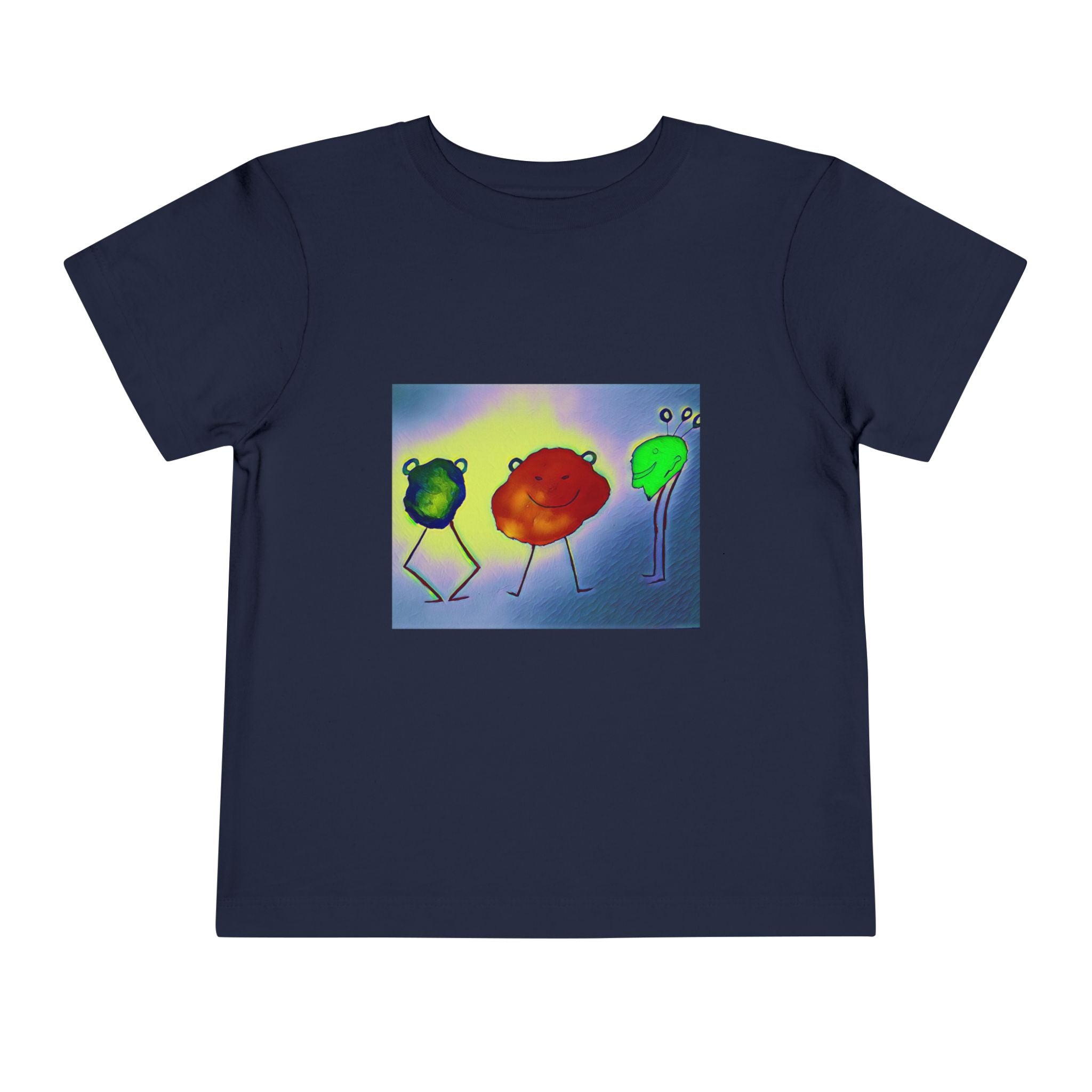 Colorful Dancing Fruit Characters Kids Shirt