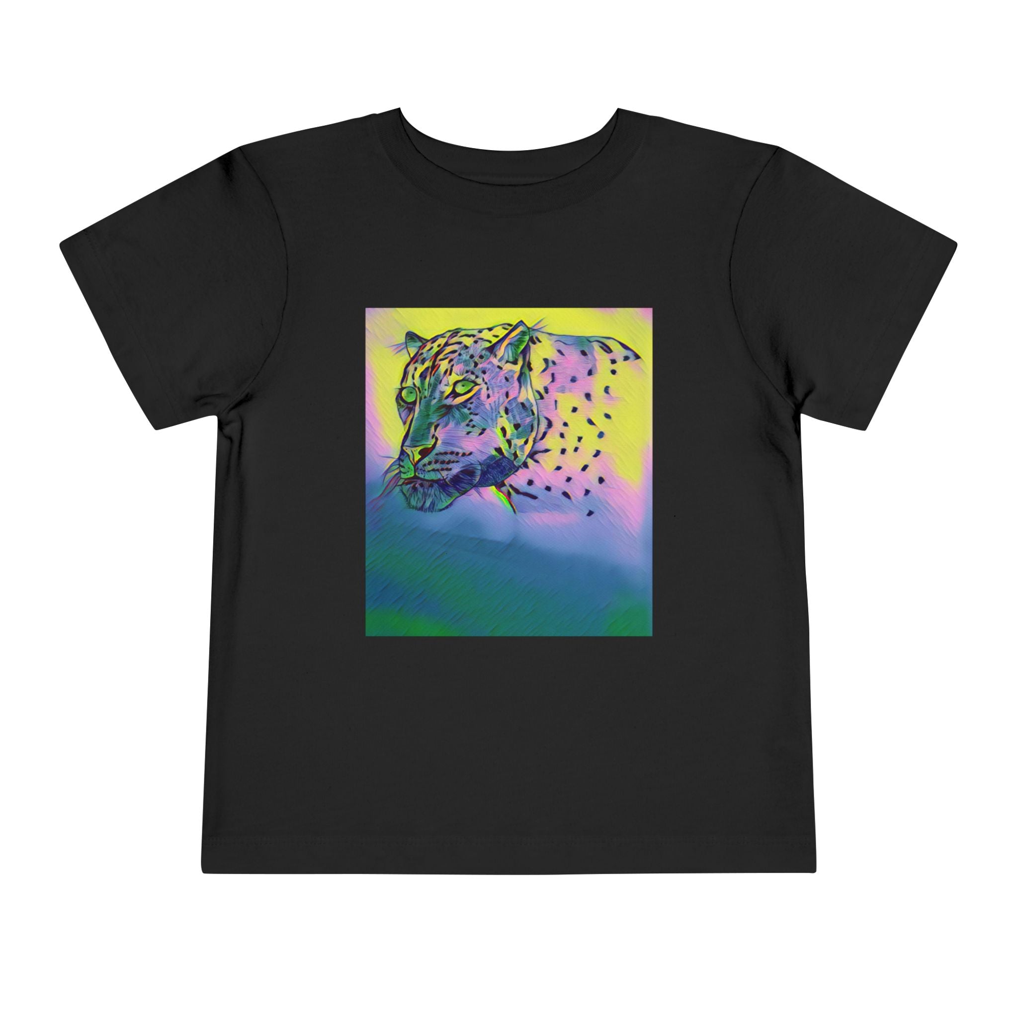 Neon Watercolor Cheetah Print