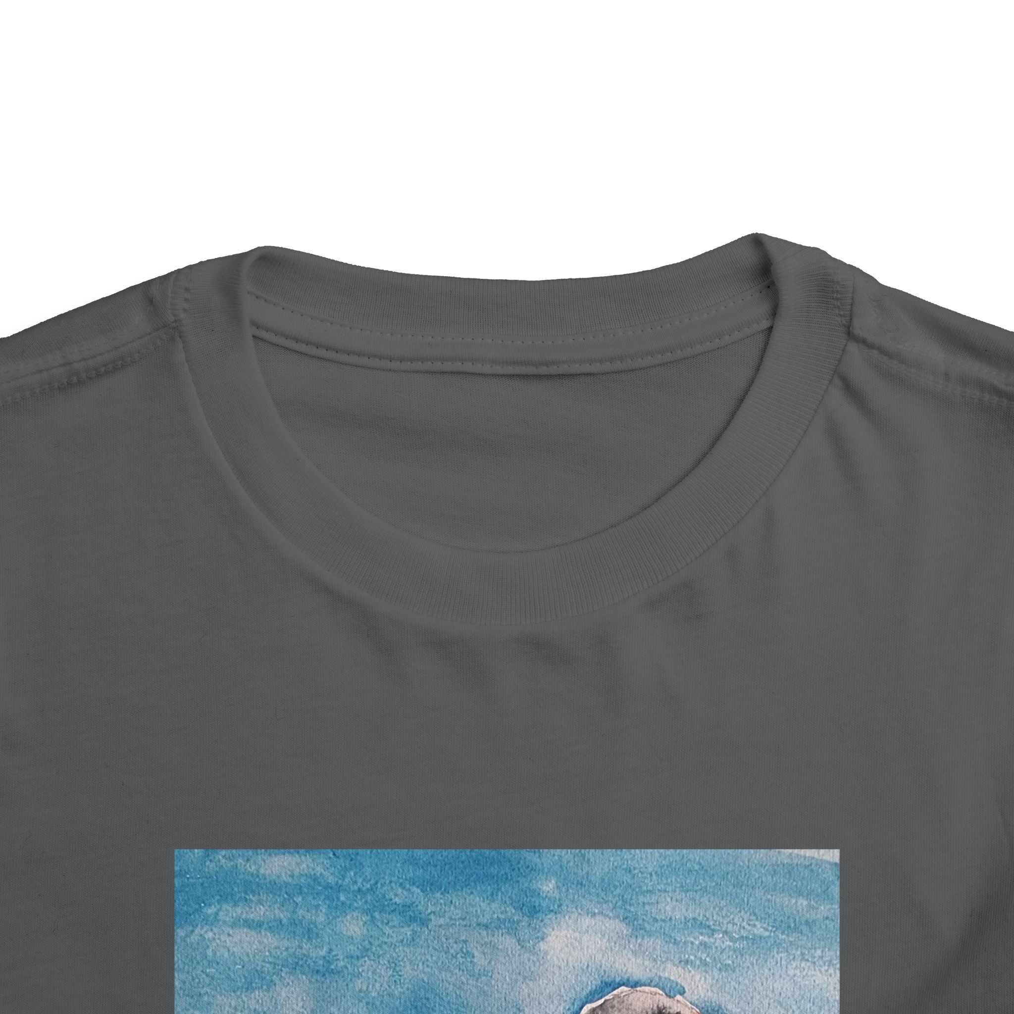 Zebra Finch Watercolor Toddler Tee
