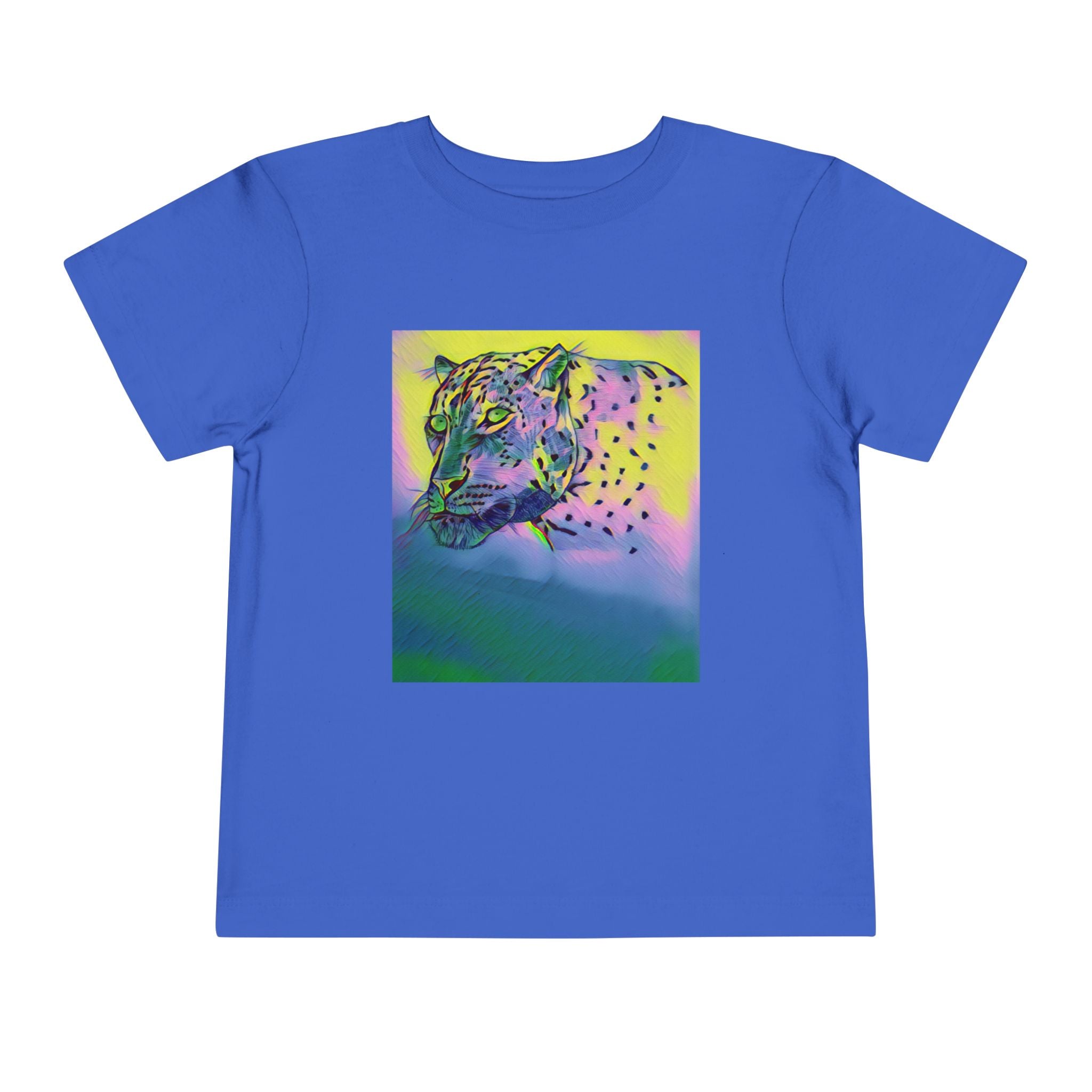 Neon Watercolor Cheetah Print