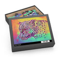 Rainbow Leopard Puzzle — Vibrant Animal Art Jigsaw (120/252/500 pcs)