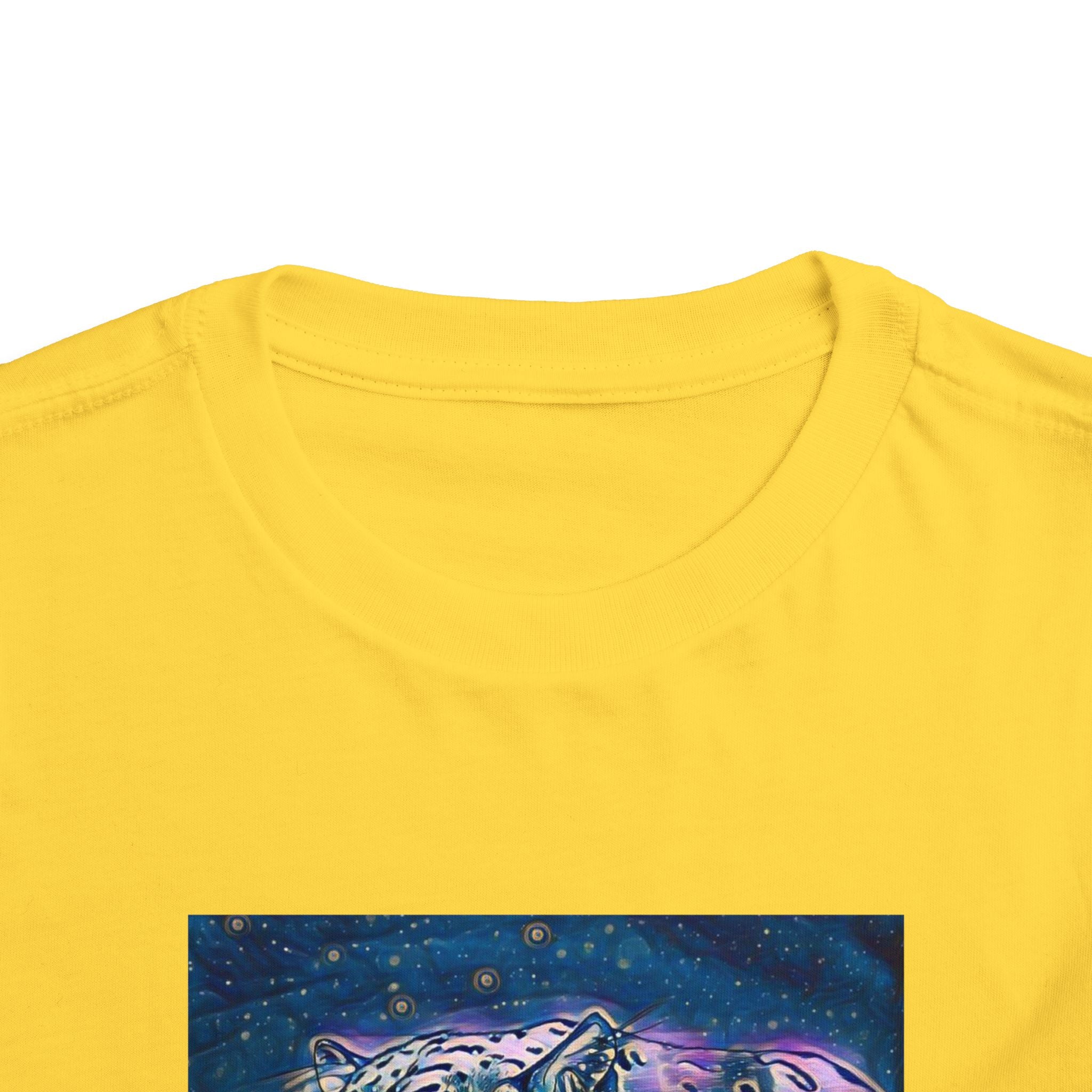 Galaxy Leopard Toddler Tee — Cosmic Animal Print Kids Shirt
