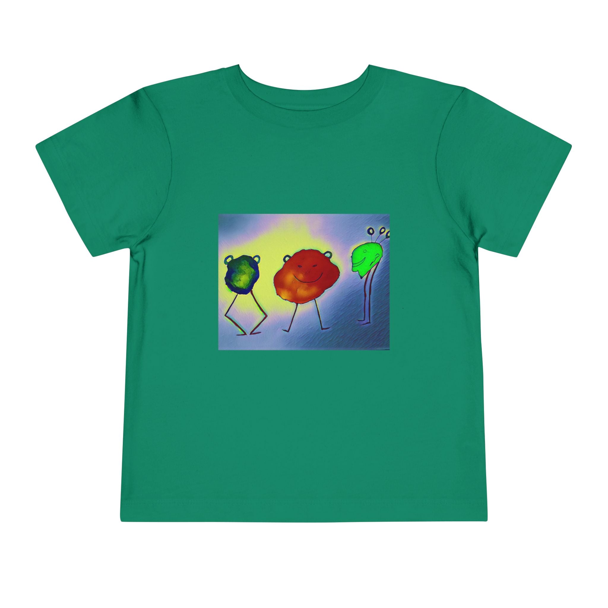 Colorful Dancing Fruit Characters Kids Shirt