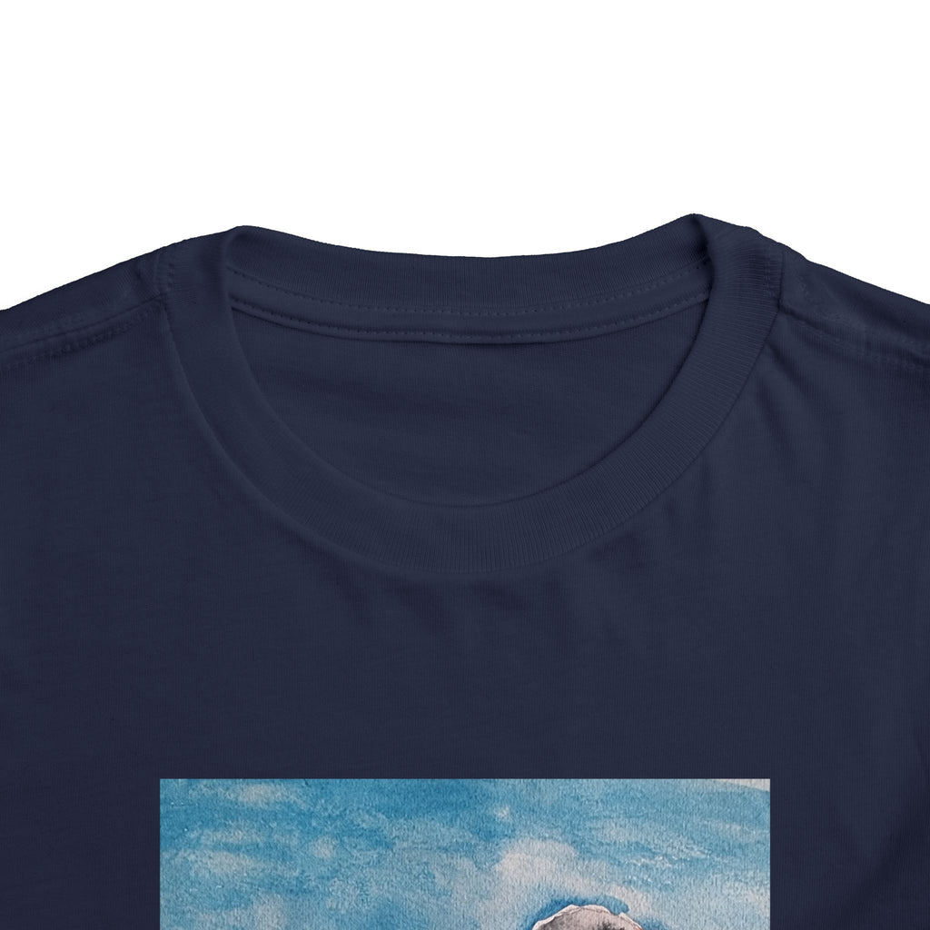 Zebra Finch Watercolor Toddler Tee