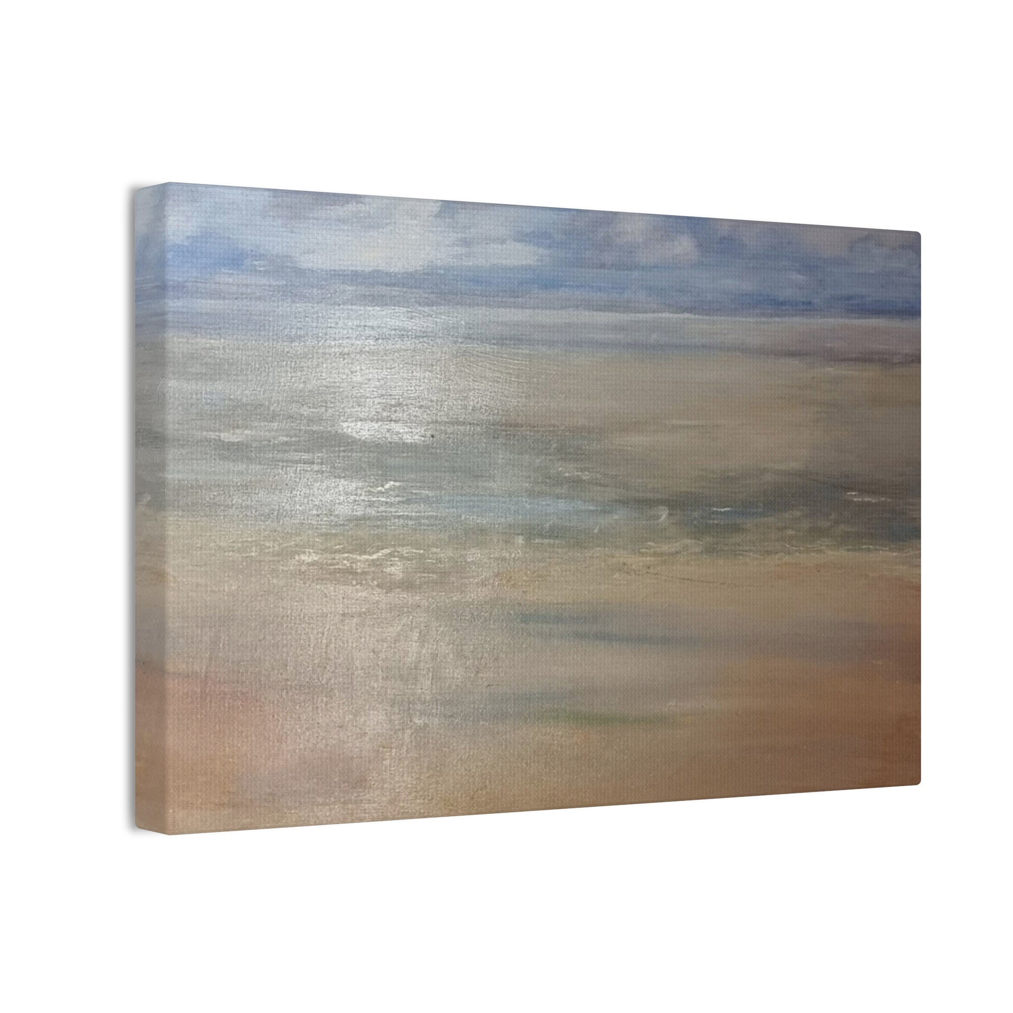Coastal Serenity Canvas Print | Soft Seascape Wall Art | Beach Home Décor