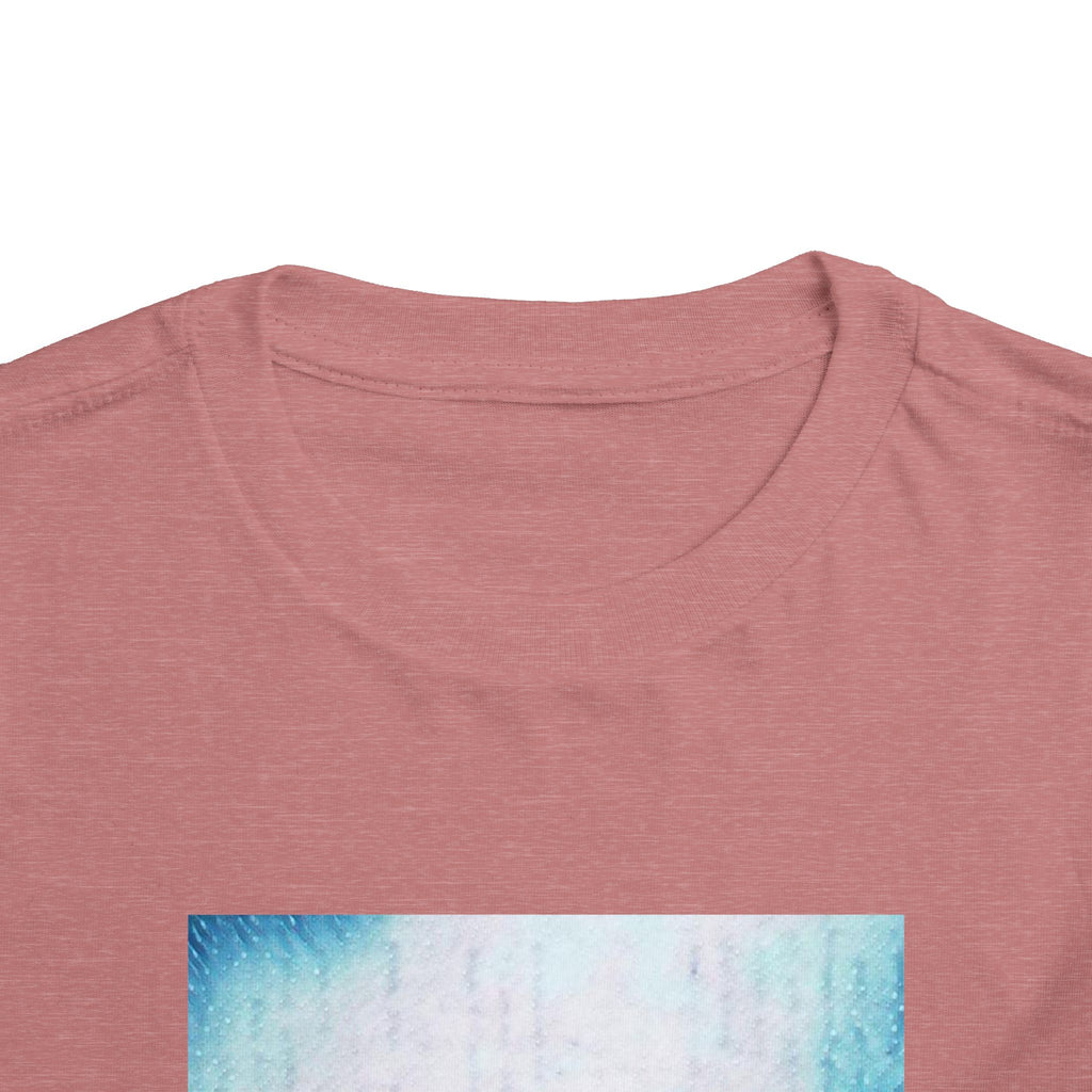 Toddler Tee — Purple Watercolor Alligator Graphic