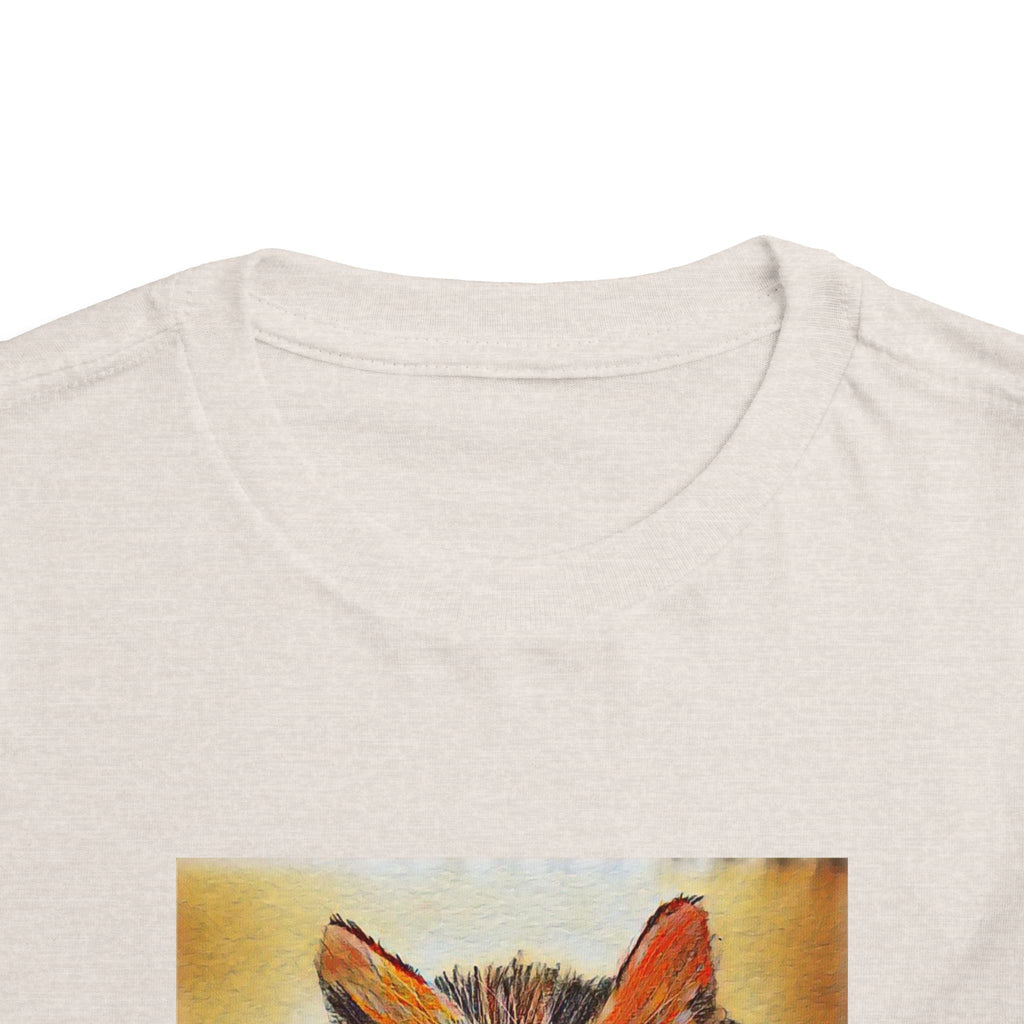 Adorable Watercolor Kitten Toddler Tee