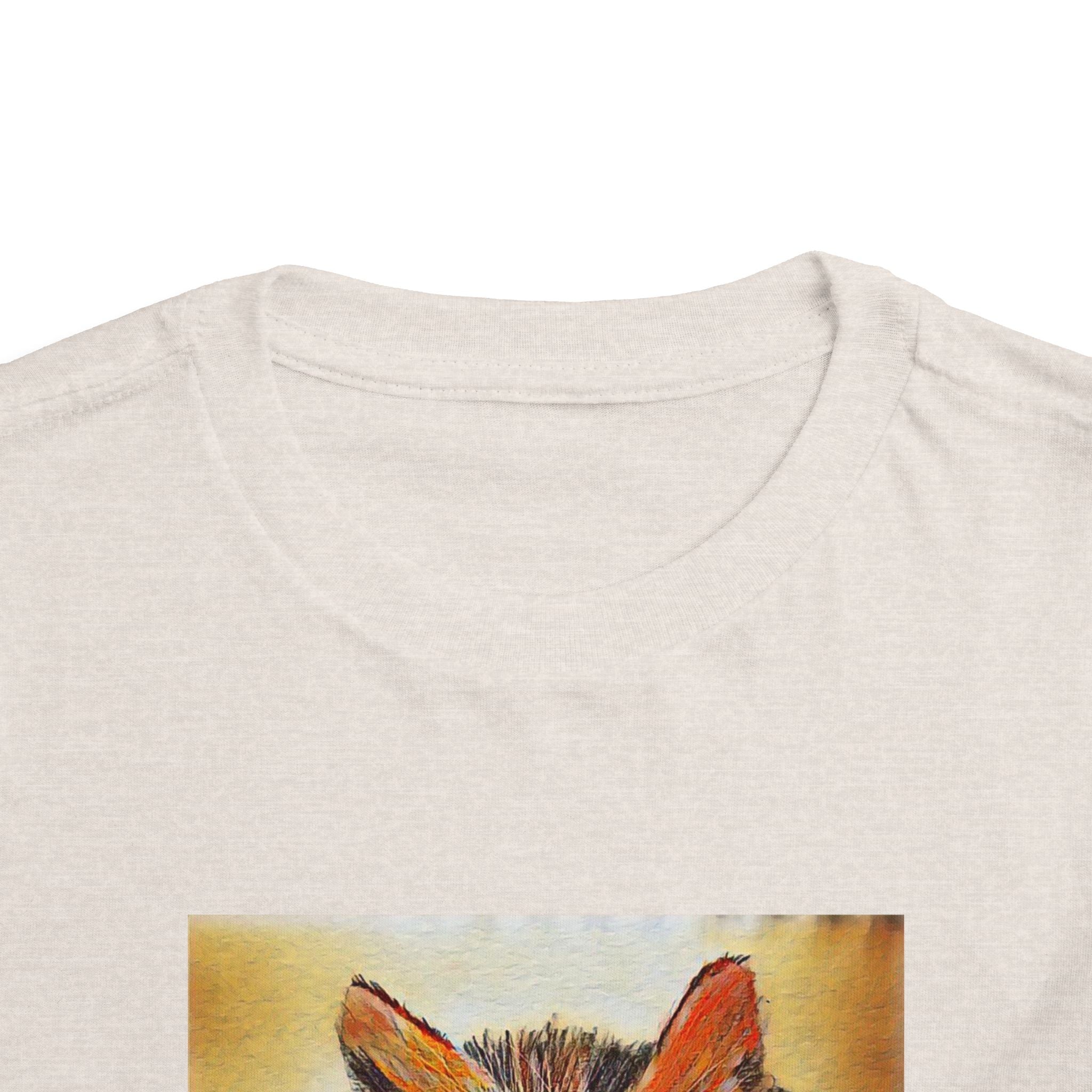 Adorable Watercolor Kitten Toddler Tee