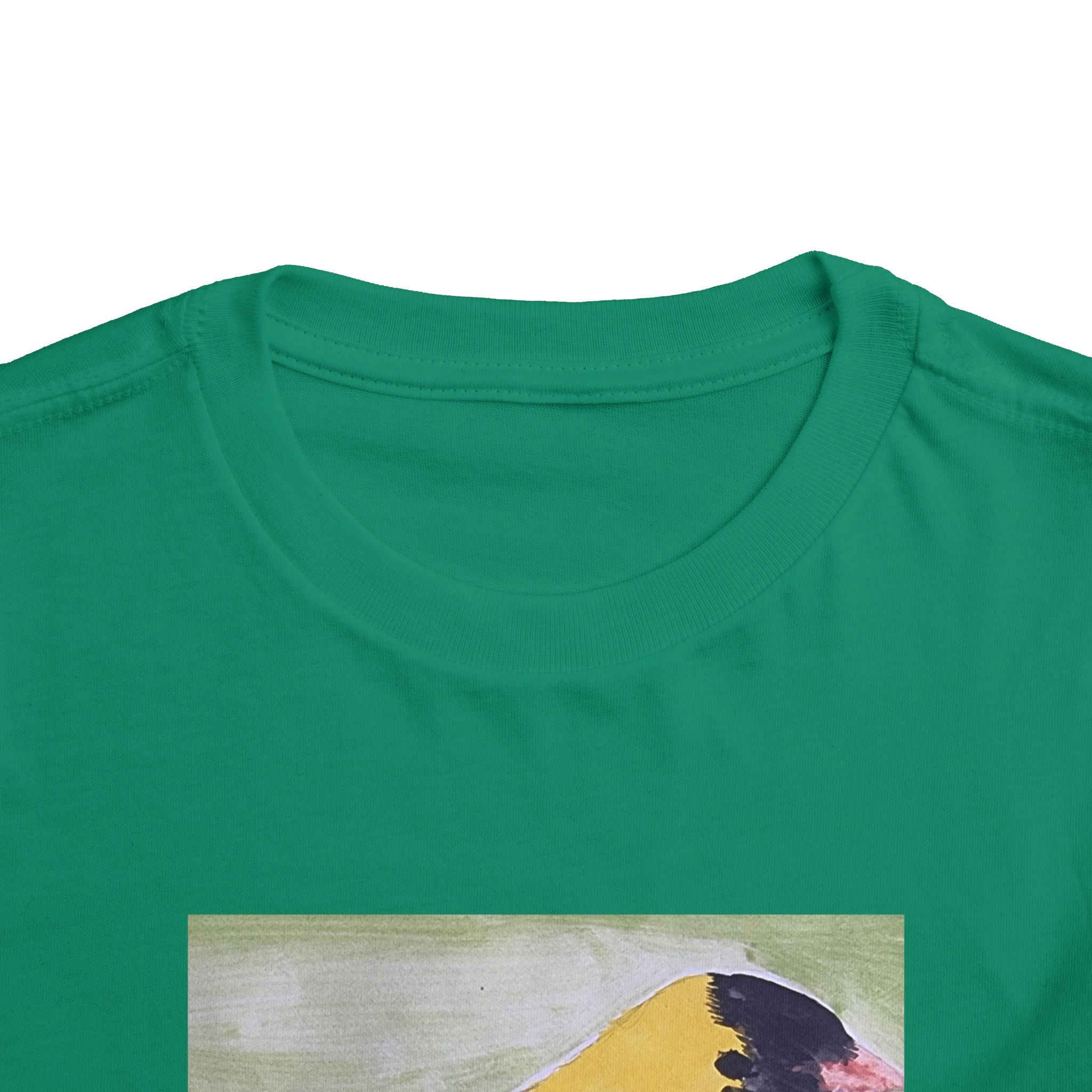 Yellow Goldfinch on Cherry Blossom Branch | Kids Spring Bird Shirt