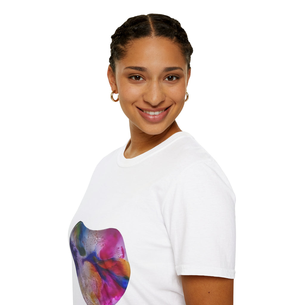Watercolor Heart T-Shirt — Colorful Abstract Heart Tee