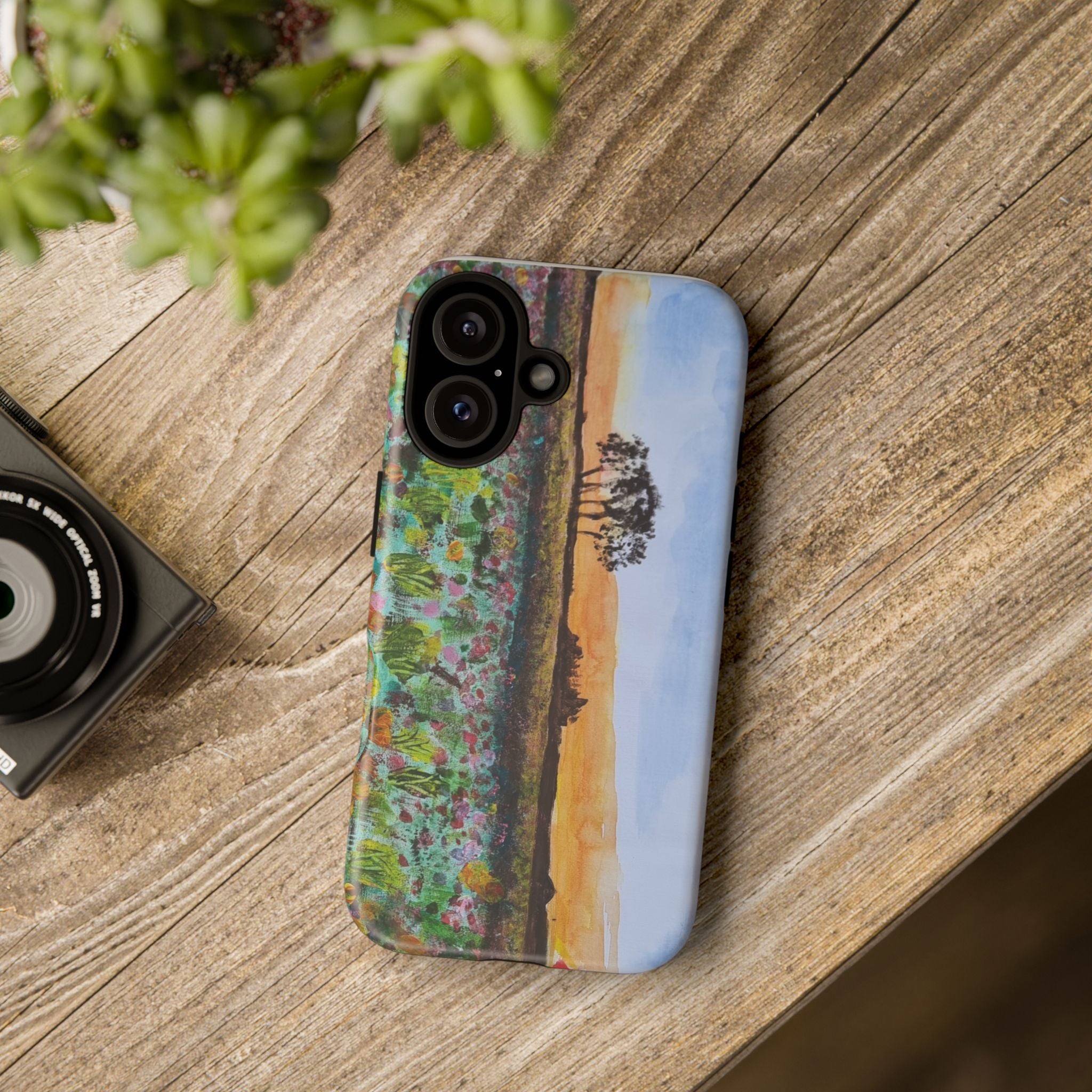 Scenic Wildflower Field Tough Phone Case