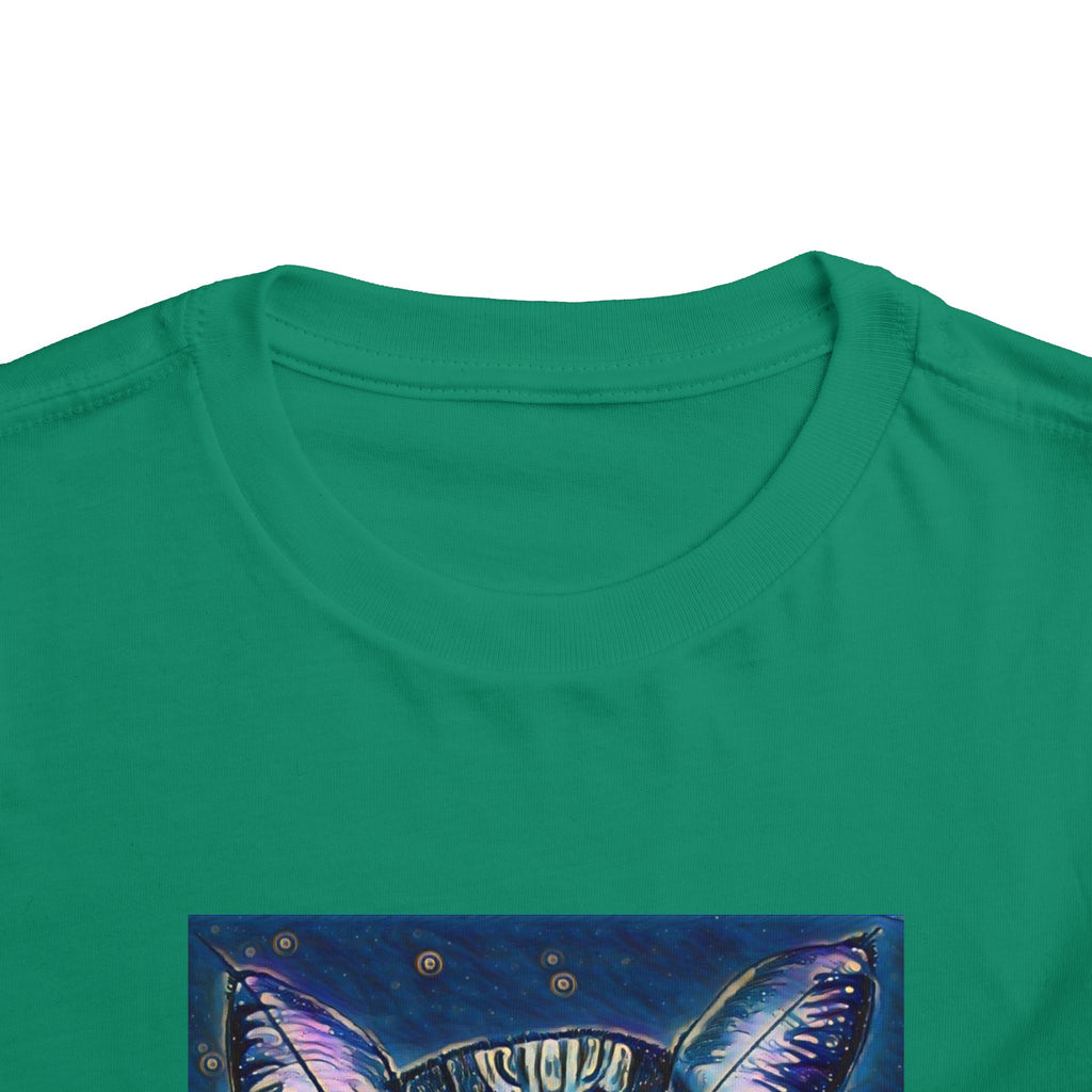 Toddler Tee — Mystical Galaxy Cat Graphic Shirt