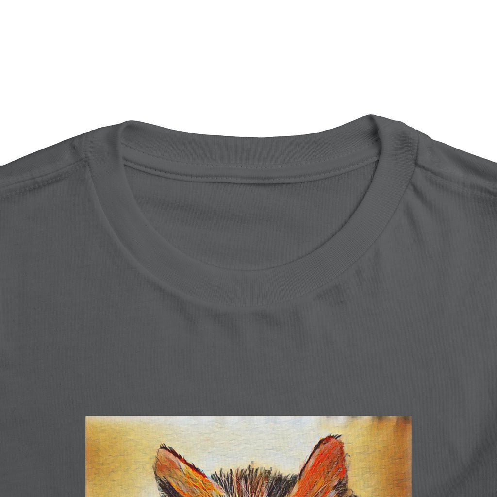 Adorable Watercolor Kitten Toddler Tee