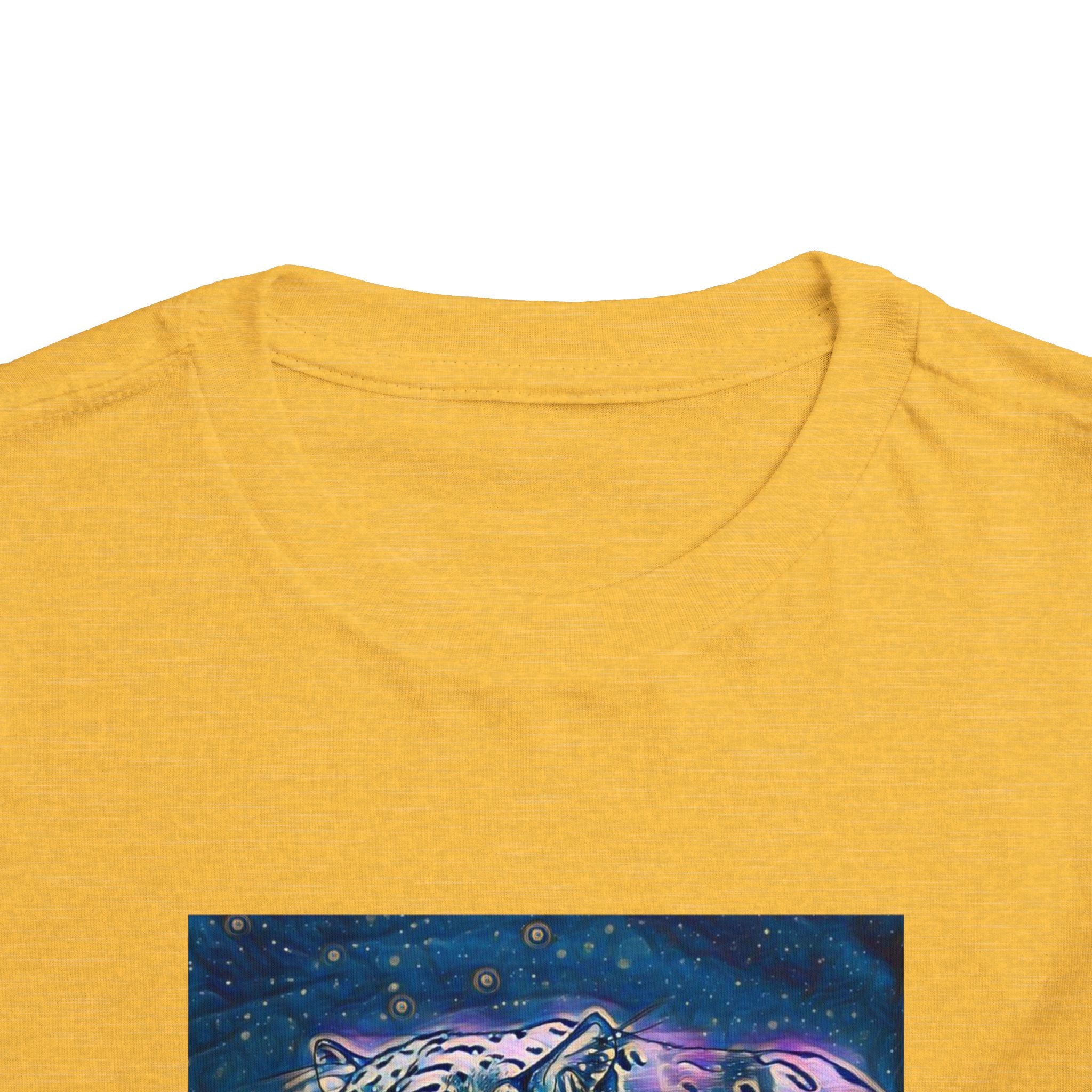Galaxy Leopard Toddler Tee — Cosmic Animal Print Kids Shirt