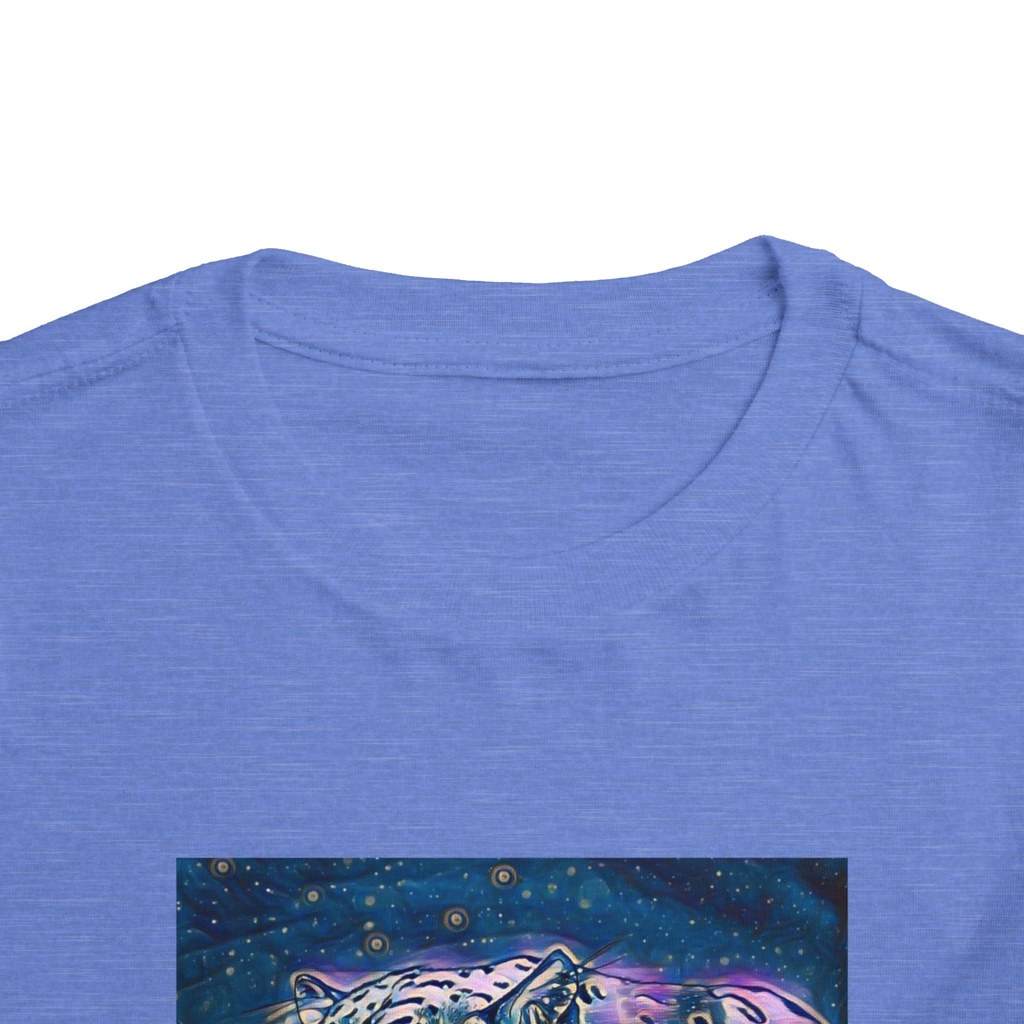 Galaxy Leopard Toddler Tee — Cosmic Animal Print Kids Shirt