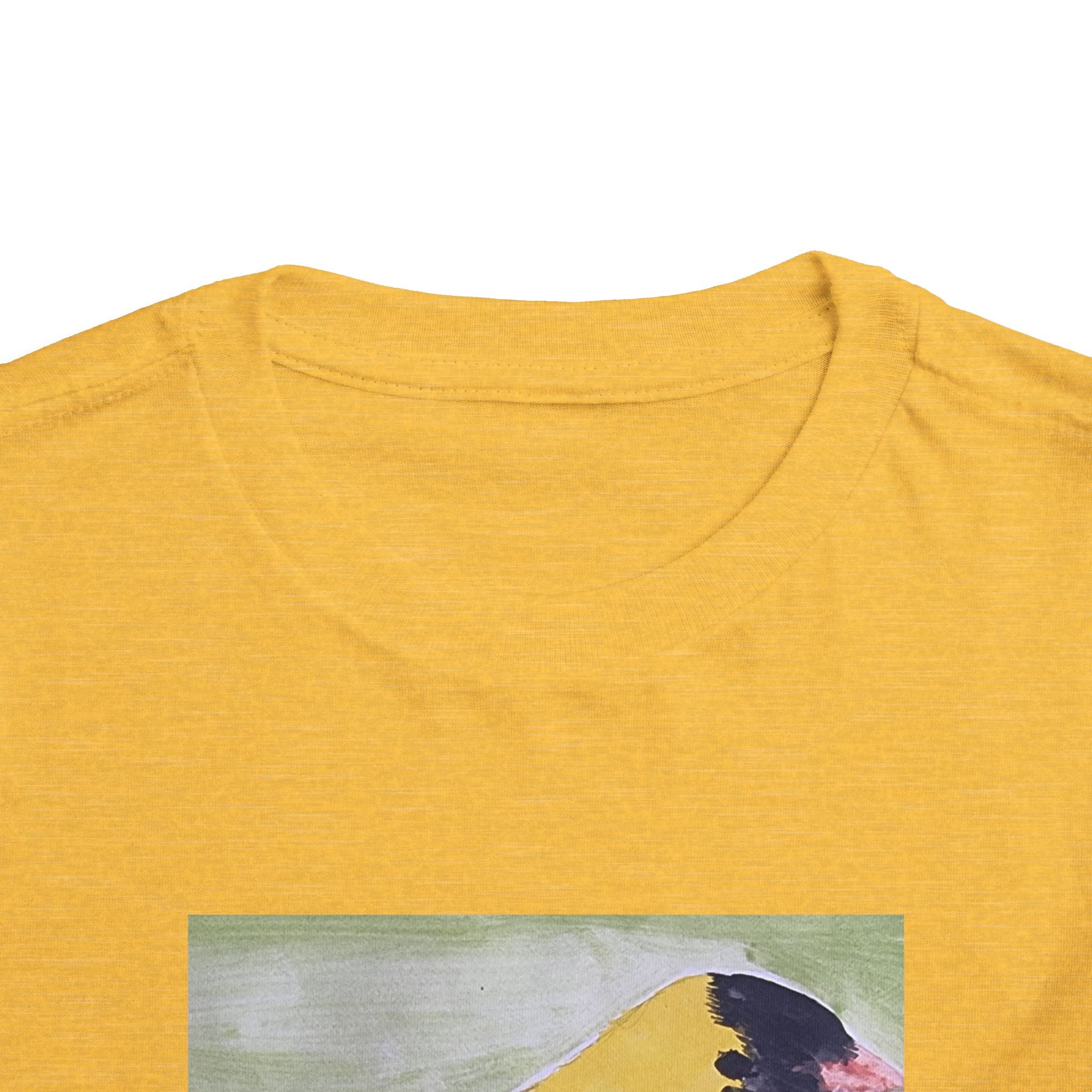 Yellow Goldfinch on Cherry Blossom Branch | Kids Spring Bird Shirt