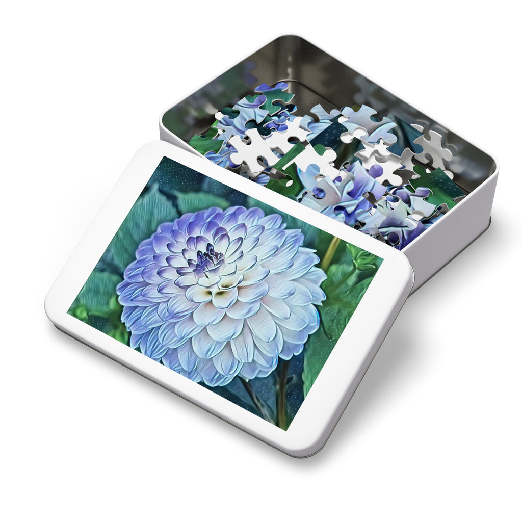 Copy of Dahlia Flower Jigsaw Puzzle (Tin Gift Tin Included)